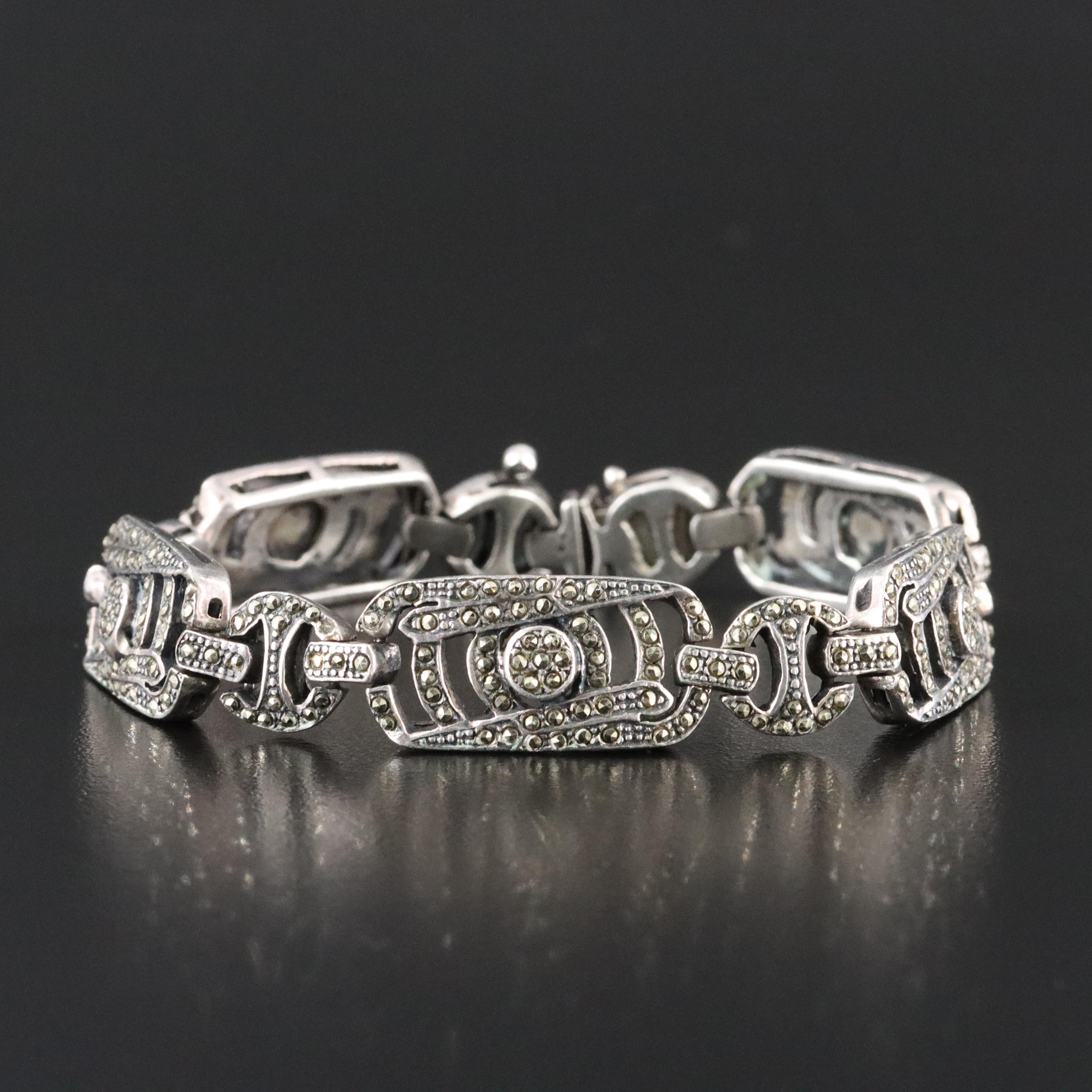 Sterling Marcasite Bracelet