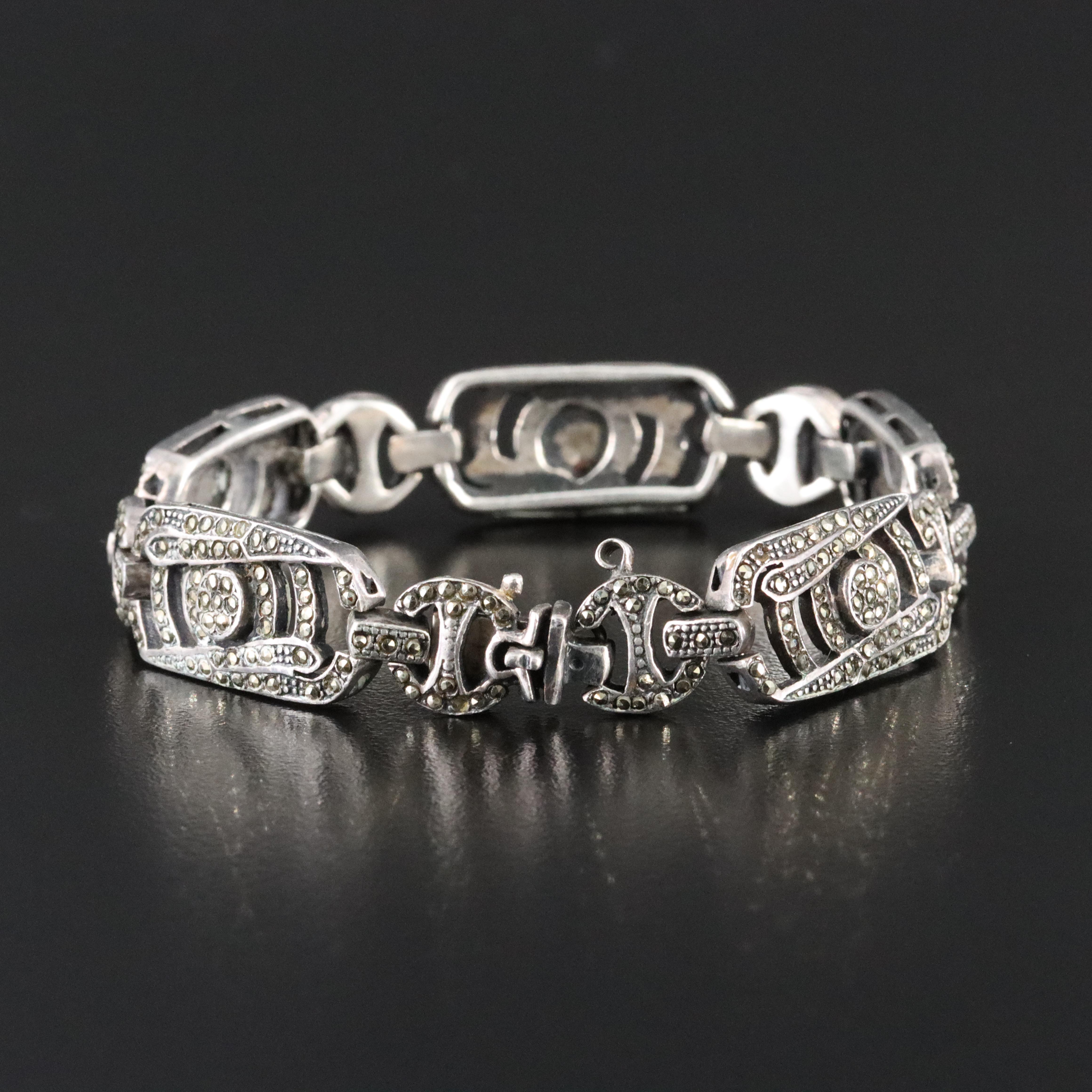 Sterling Marcasite Bracelet