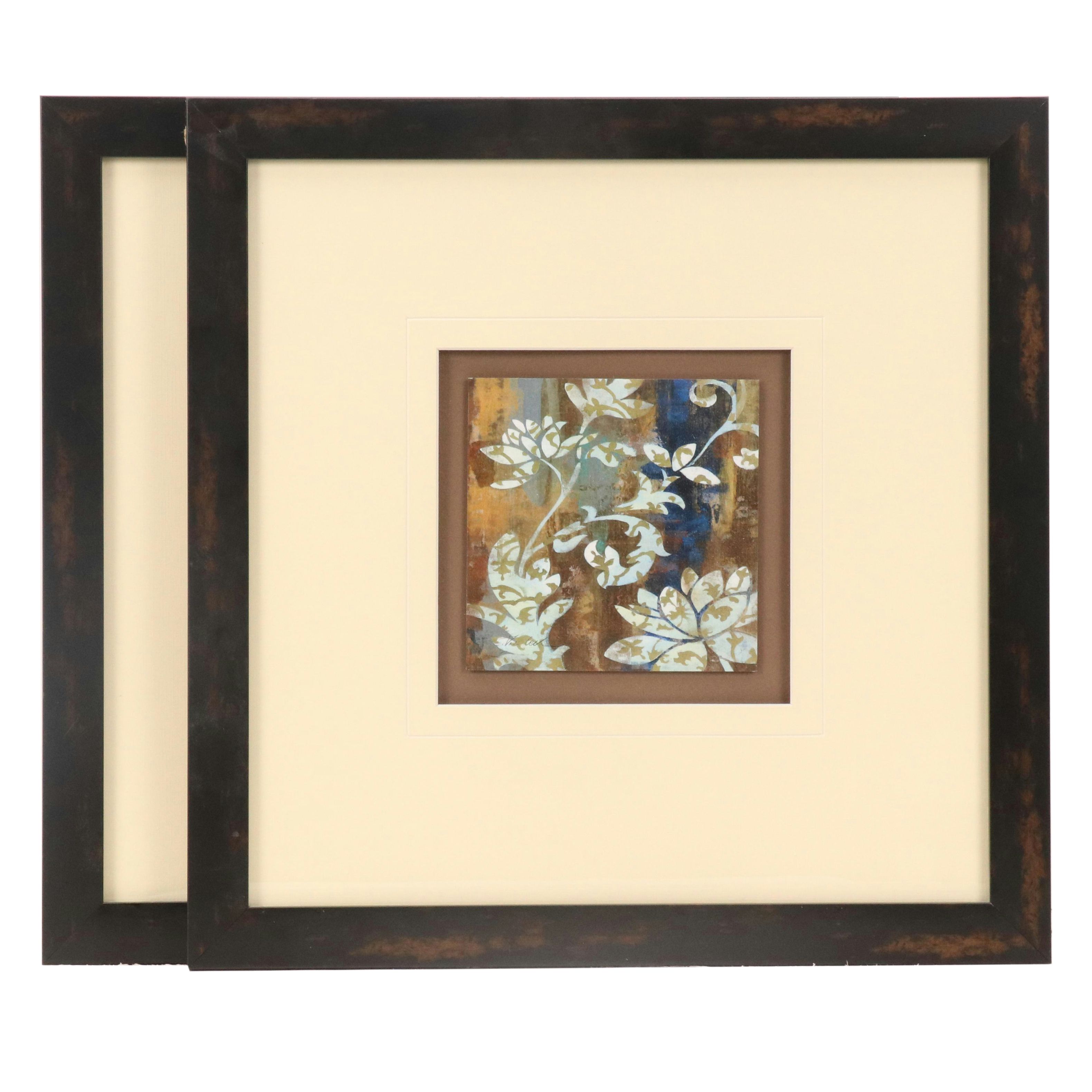 Offsets Lithographs After Silvia Vassileva "Moonlight Magnolia Silhouette"