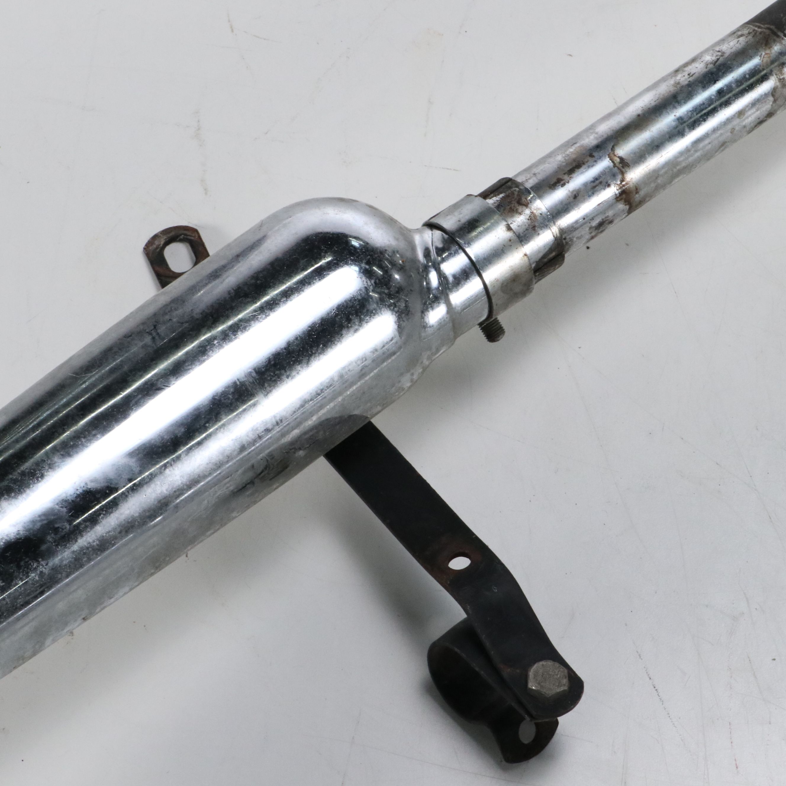 Two Chrome Exhaust Muffler Systems