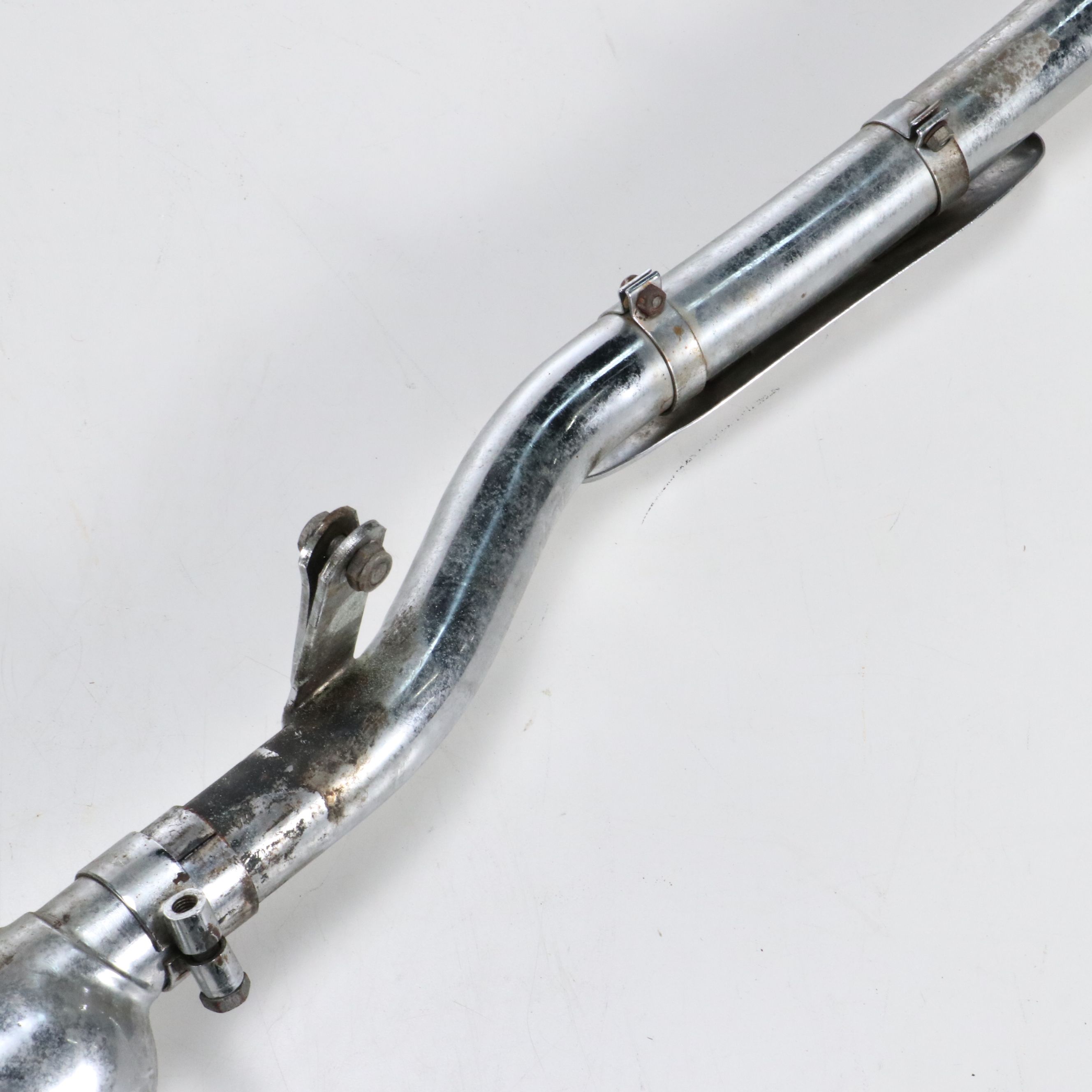 Two Chrome Exhaust Muffler Systems