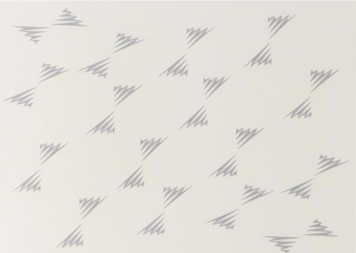 Tess Jaray Non-Objective Serigraphs, 1971