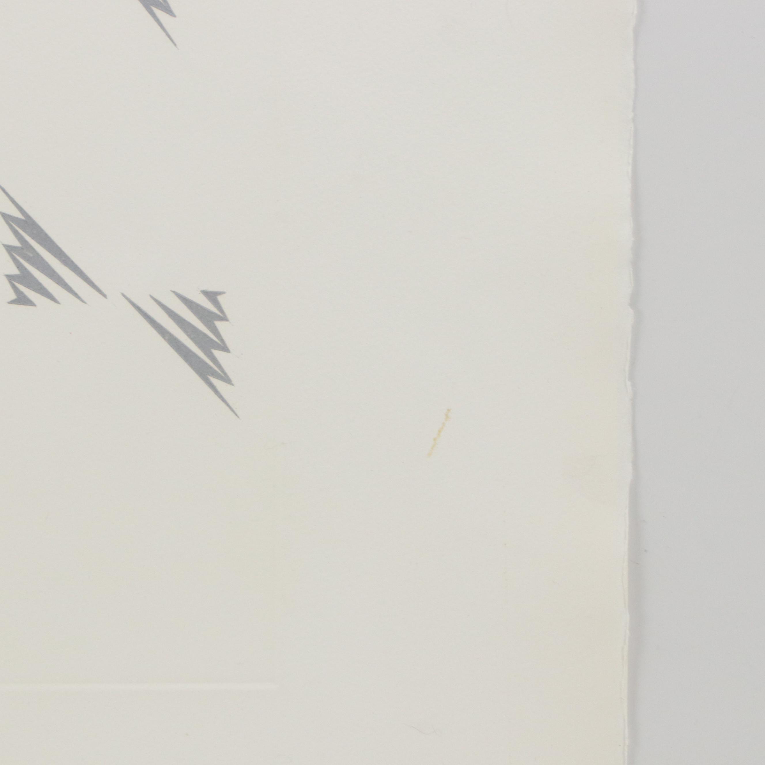 Tess Jaray Non-Objective Serigraphs, 1971