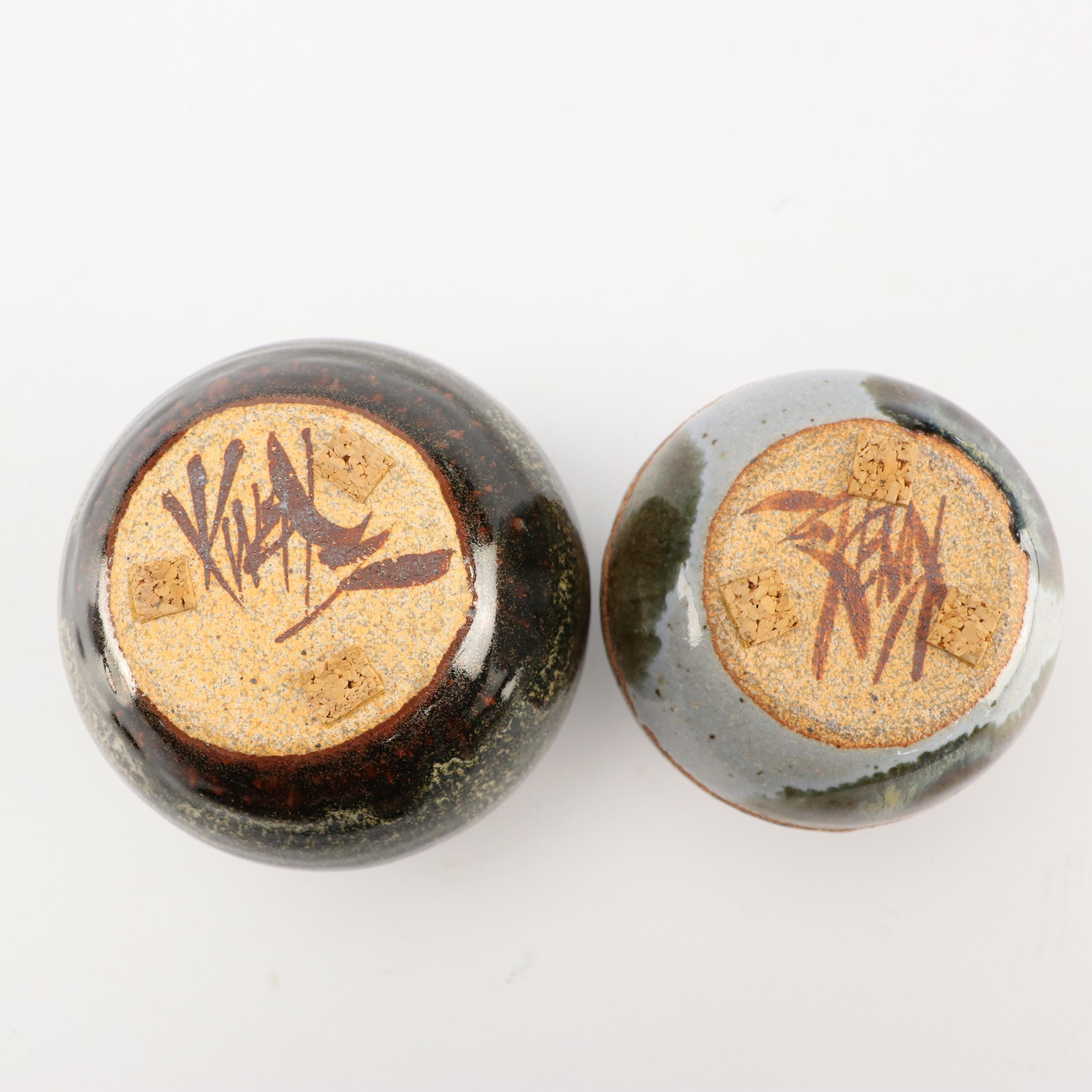 Art Pottery Bottle Vases