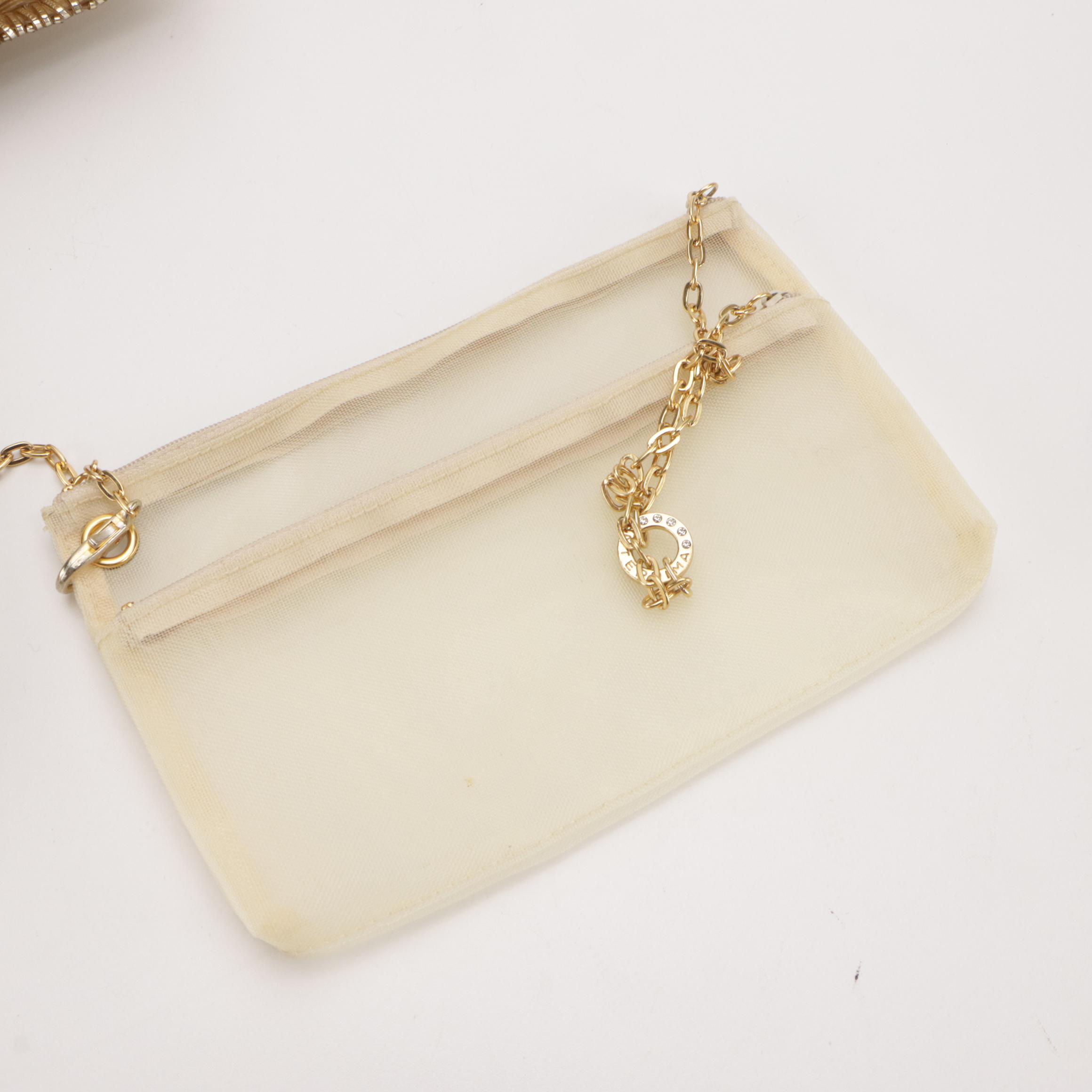 Kate Spade Wicker Basket Purse and Anteprima Wirebag Tote with Pouch