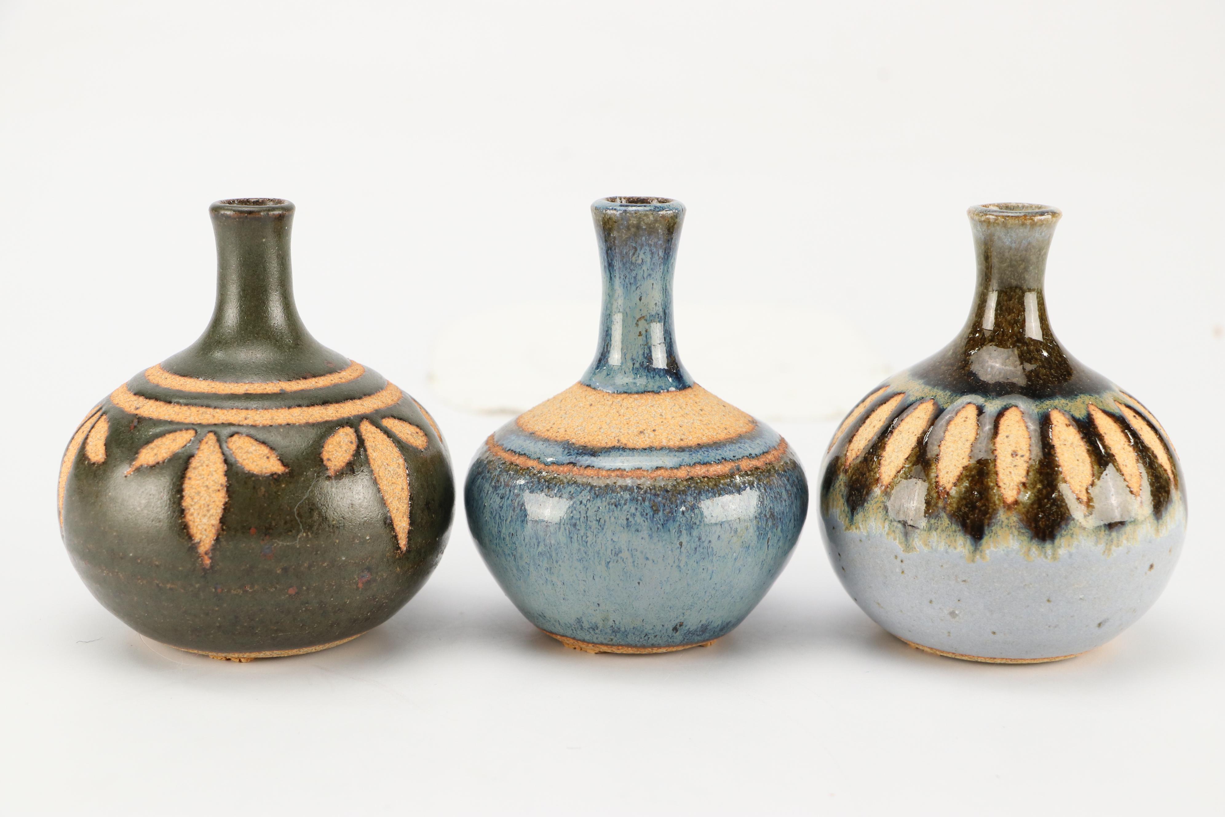 Art Pottery Bottle Vases