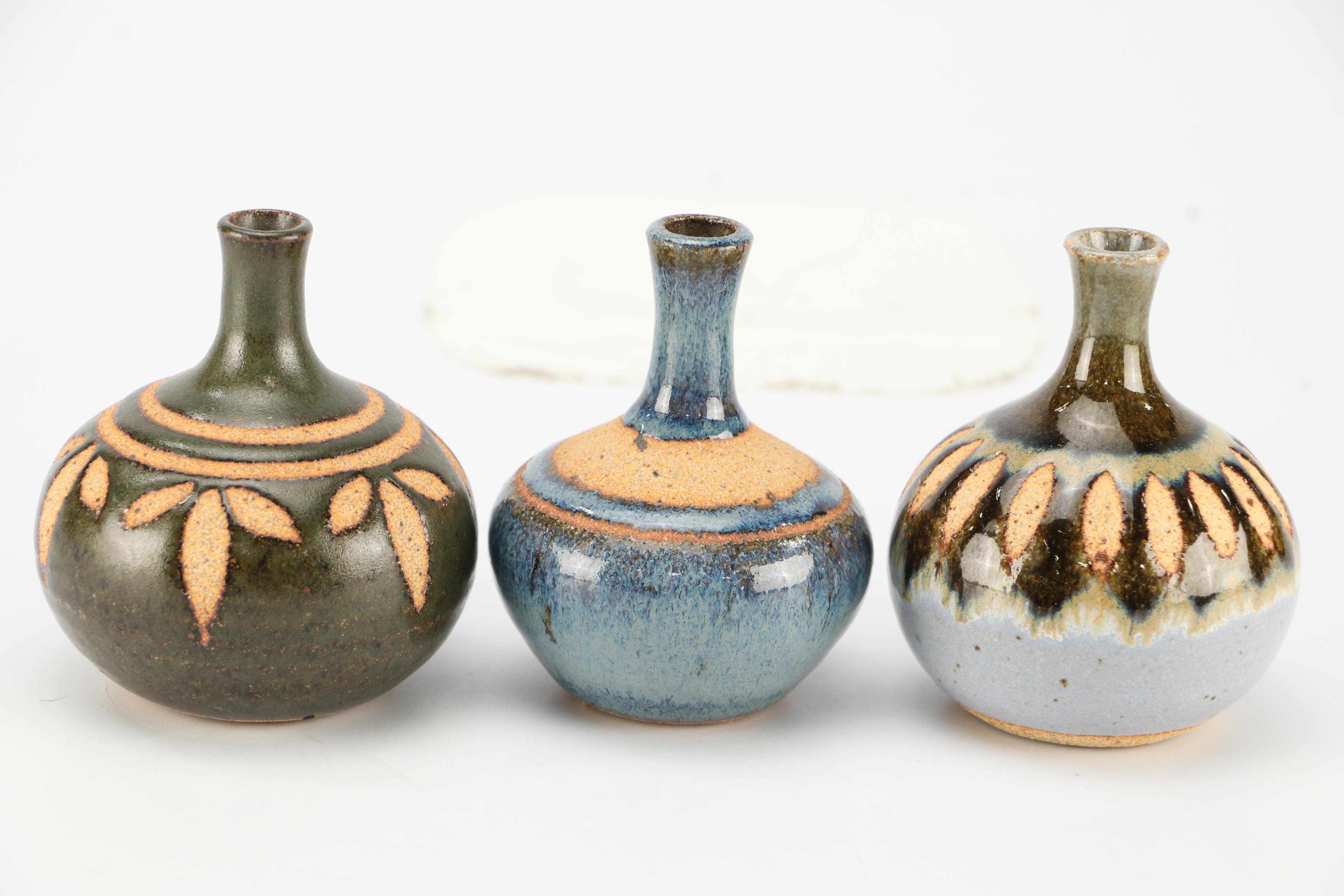 Art Pottery Bottle Vases