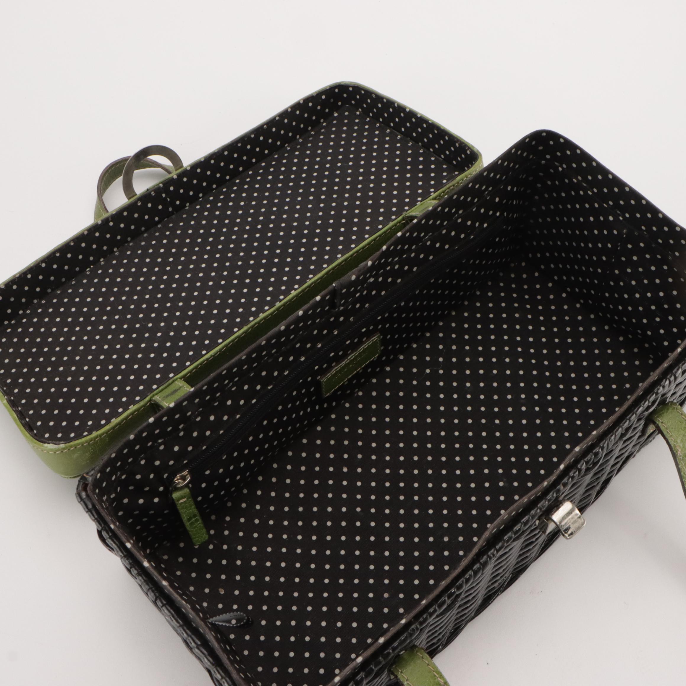 Kate Spade Wicker Basket Purse and Anteprima Wirebag Tote with Pouch