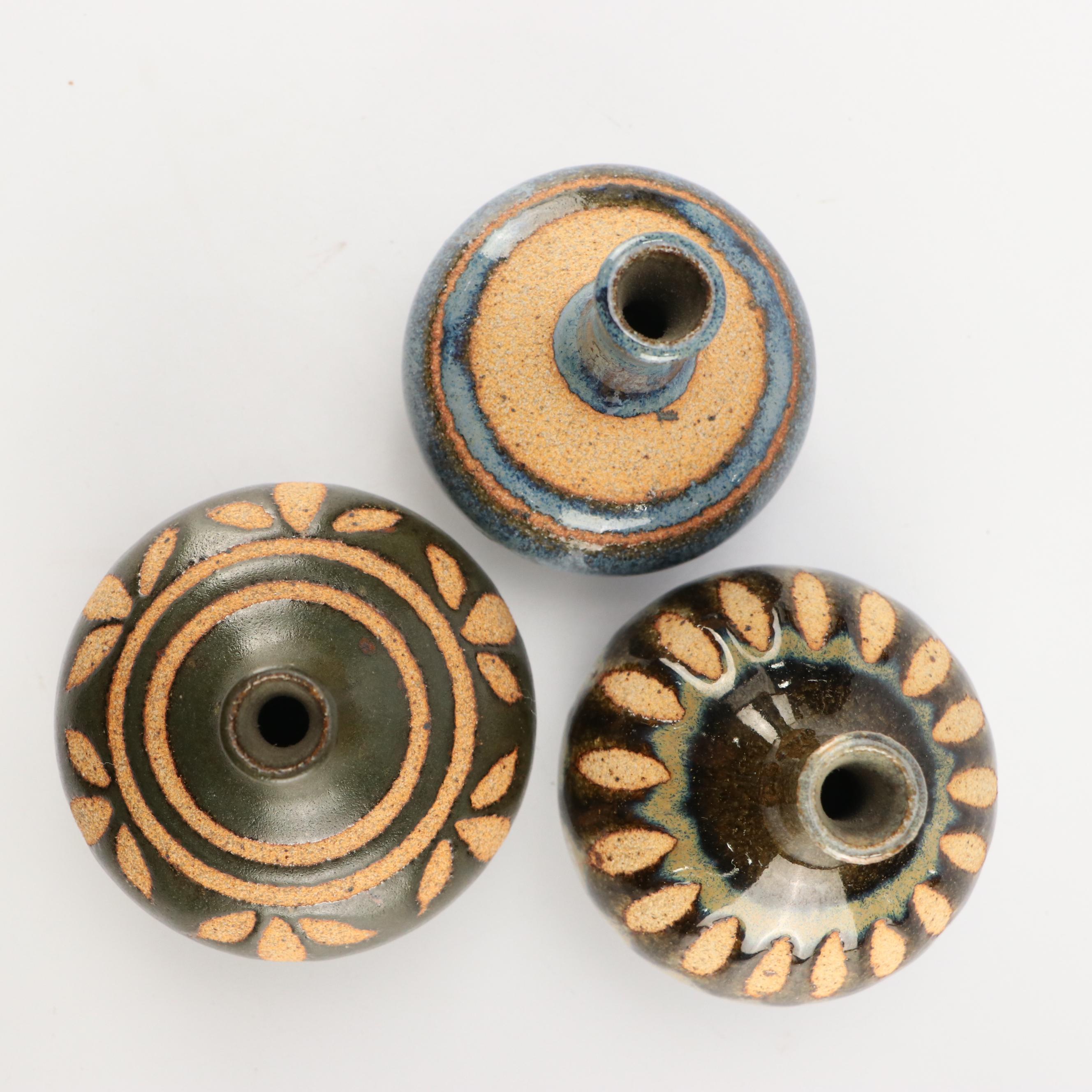 Art Pottery Bottle Vases