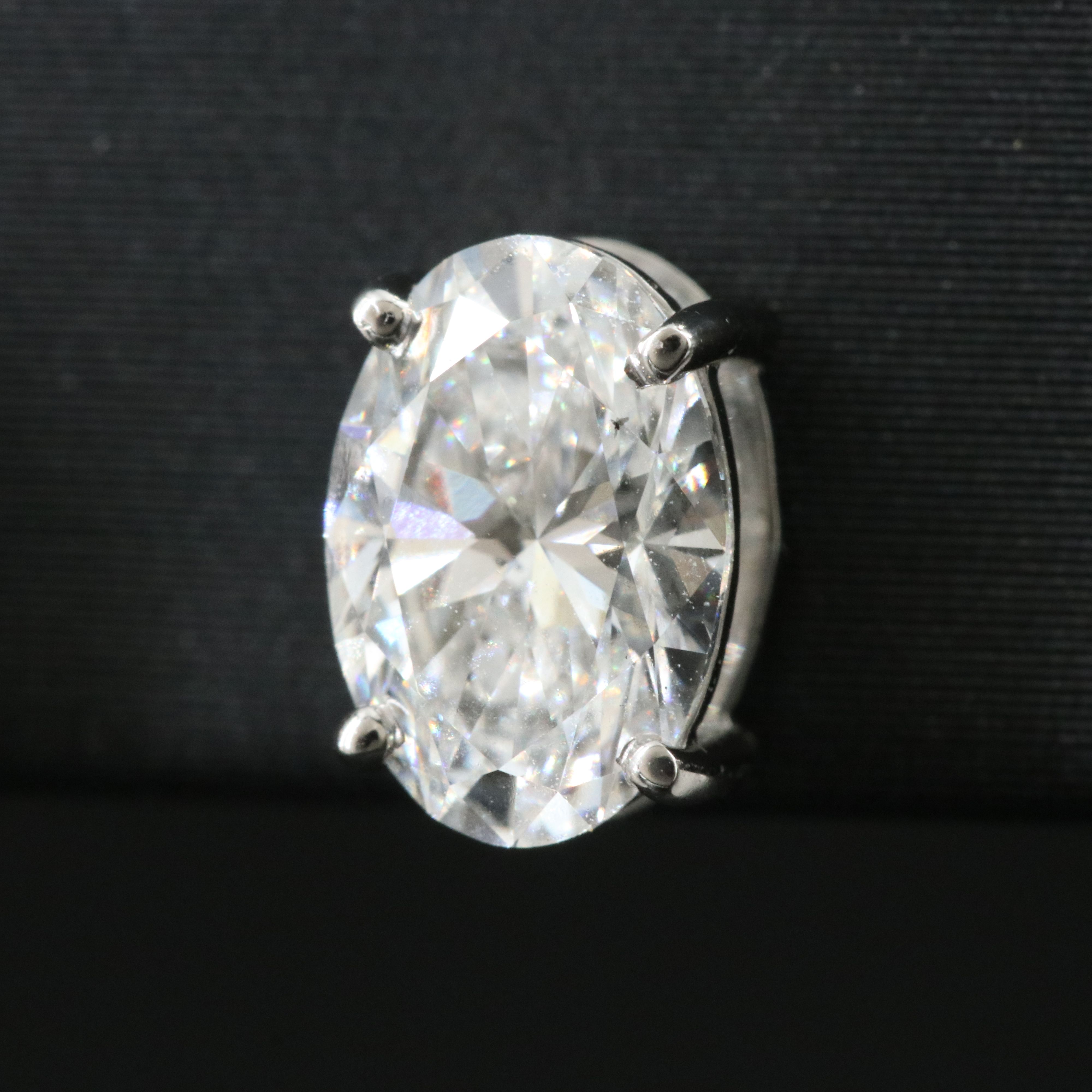 Platinum 2.03 CTW Lab Grown Diamond Stud Earrings with IGI Reports