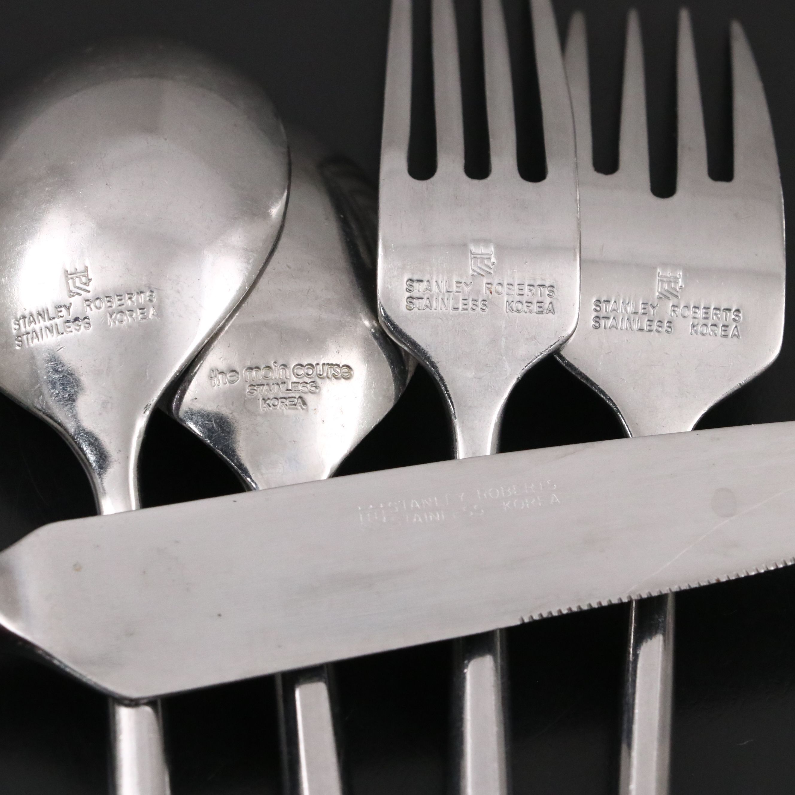 Stanley Roberts "York" Stainless Steel Flatware, Late 20th/21st C.