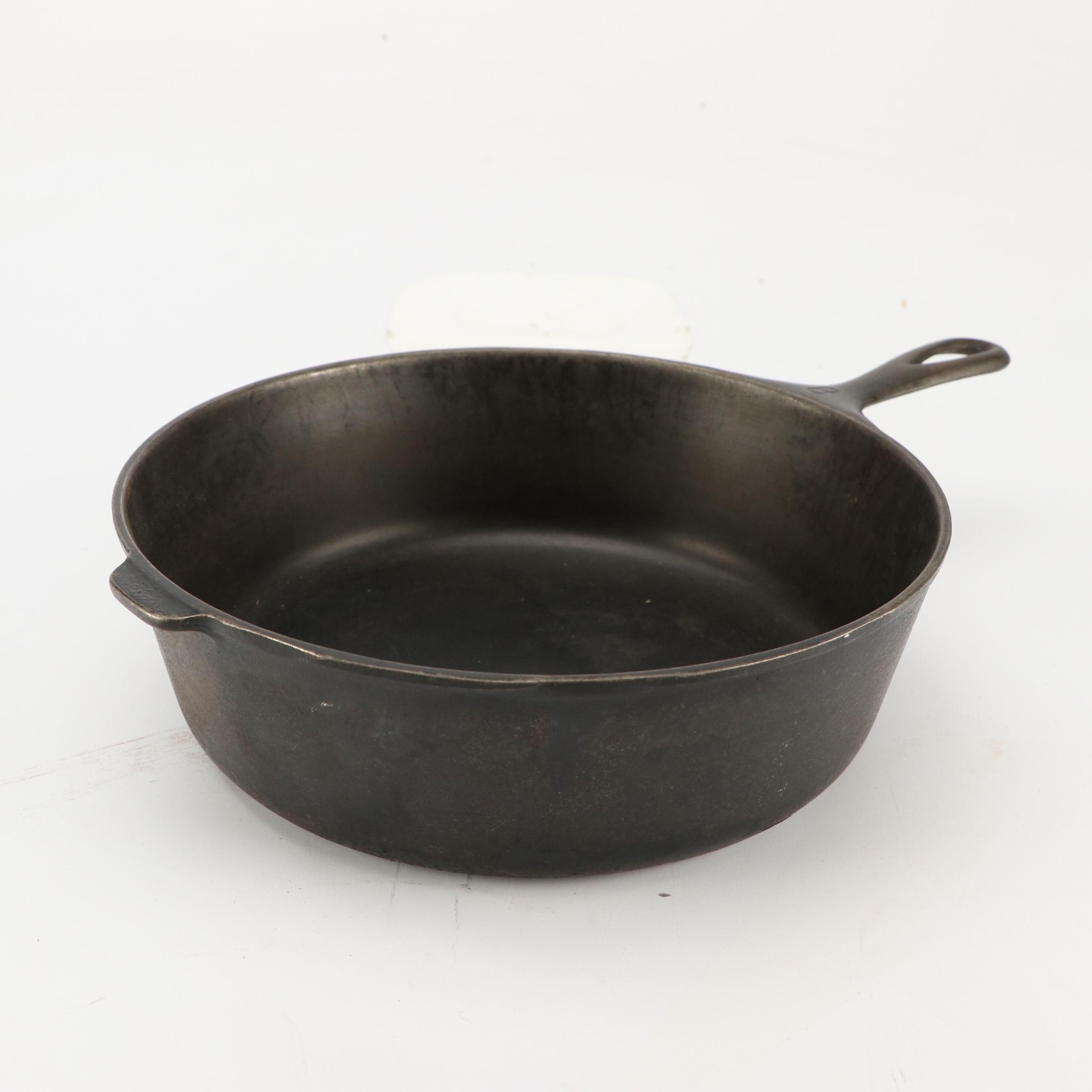 Staub Cast Iron Trivet with Wagner Ware Cast Iron Pan
