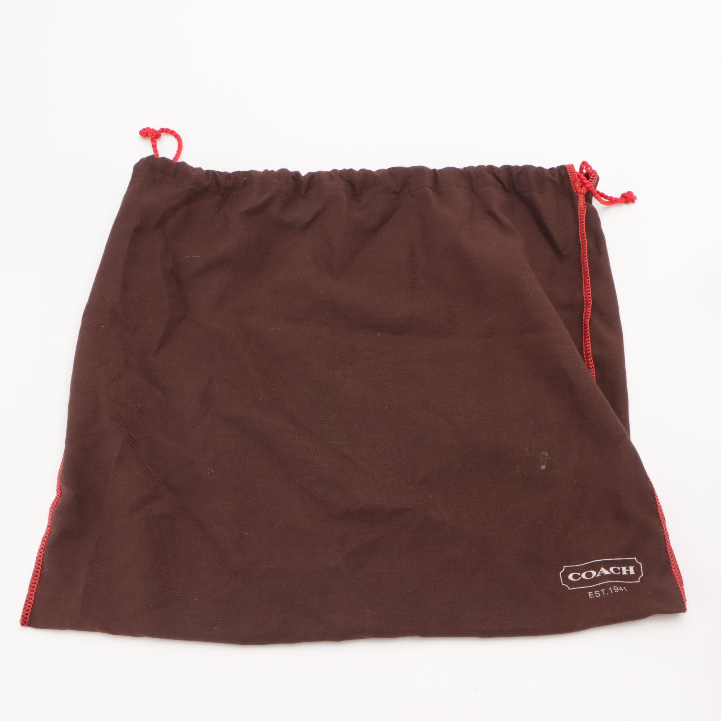 Coach Black Leather Soho Shoulder Bag and Holiday Patchwork Tote