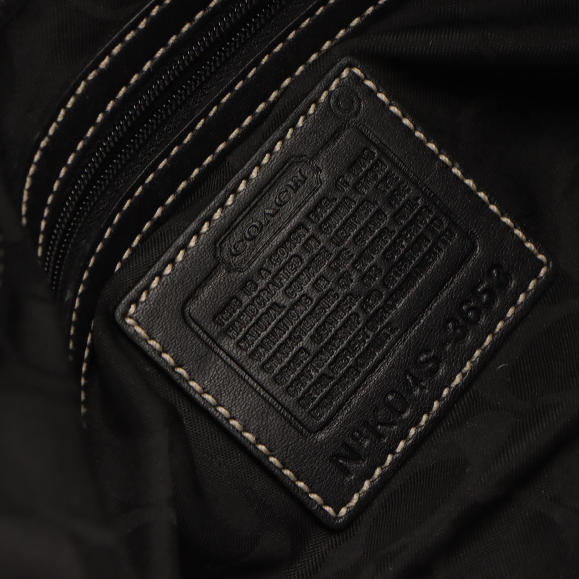 Coach Black Leather Soho Shoulder Bag and Holiday Patchwork Tote