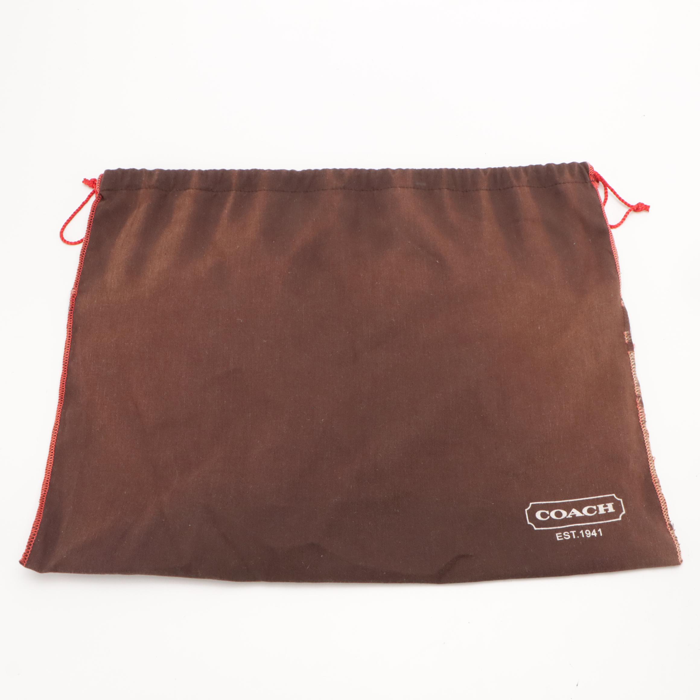 Coach Black Leather Soho Shoulder Bag and Holiday Patchwork Tote