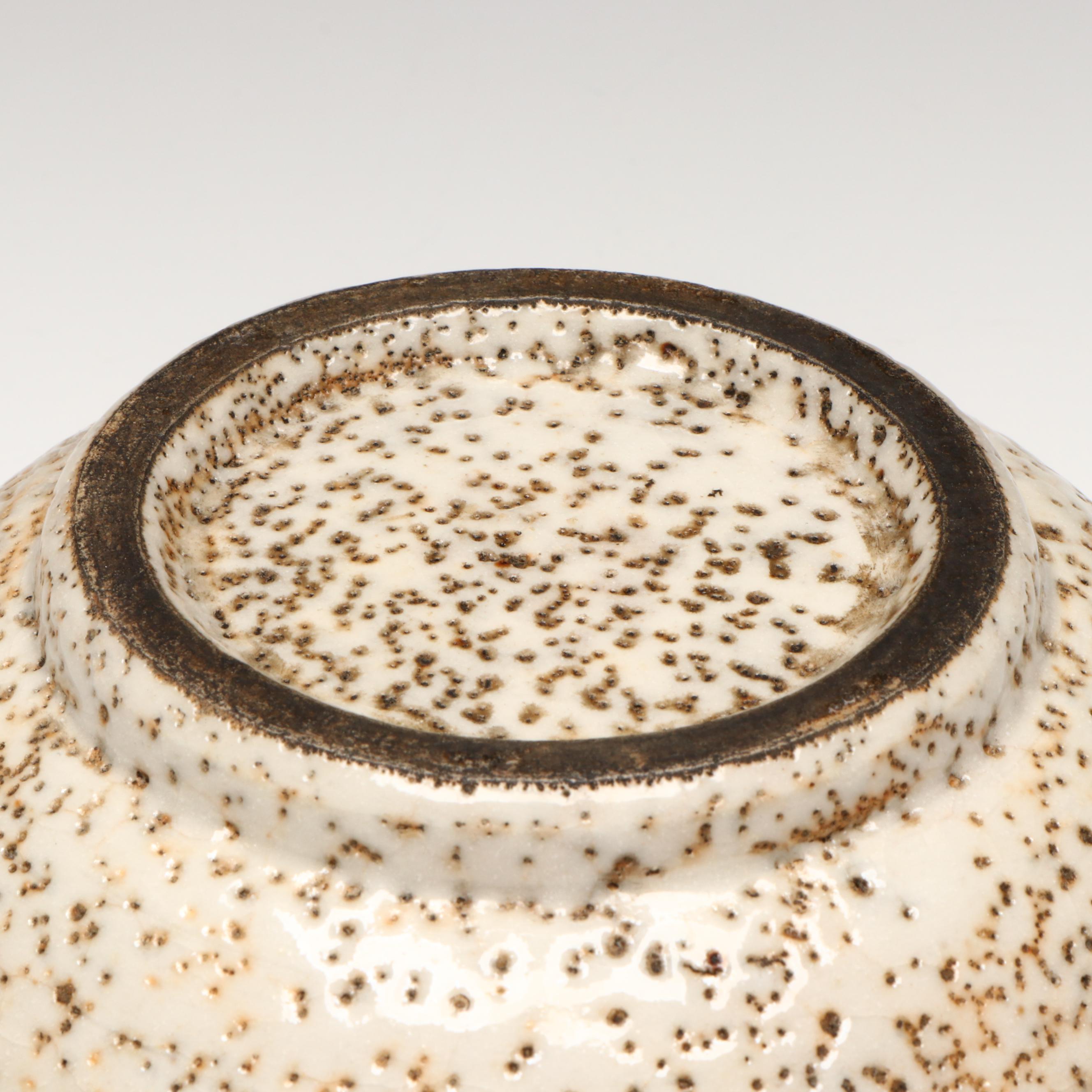 Speckle Glazed Art Pottery Bowl