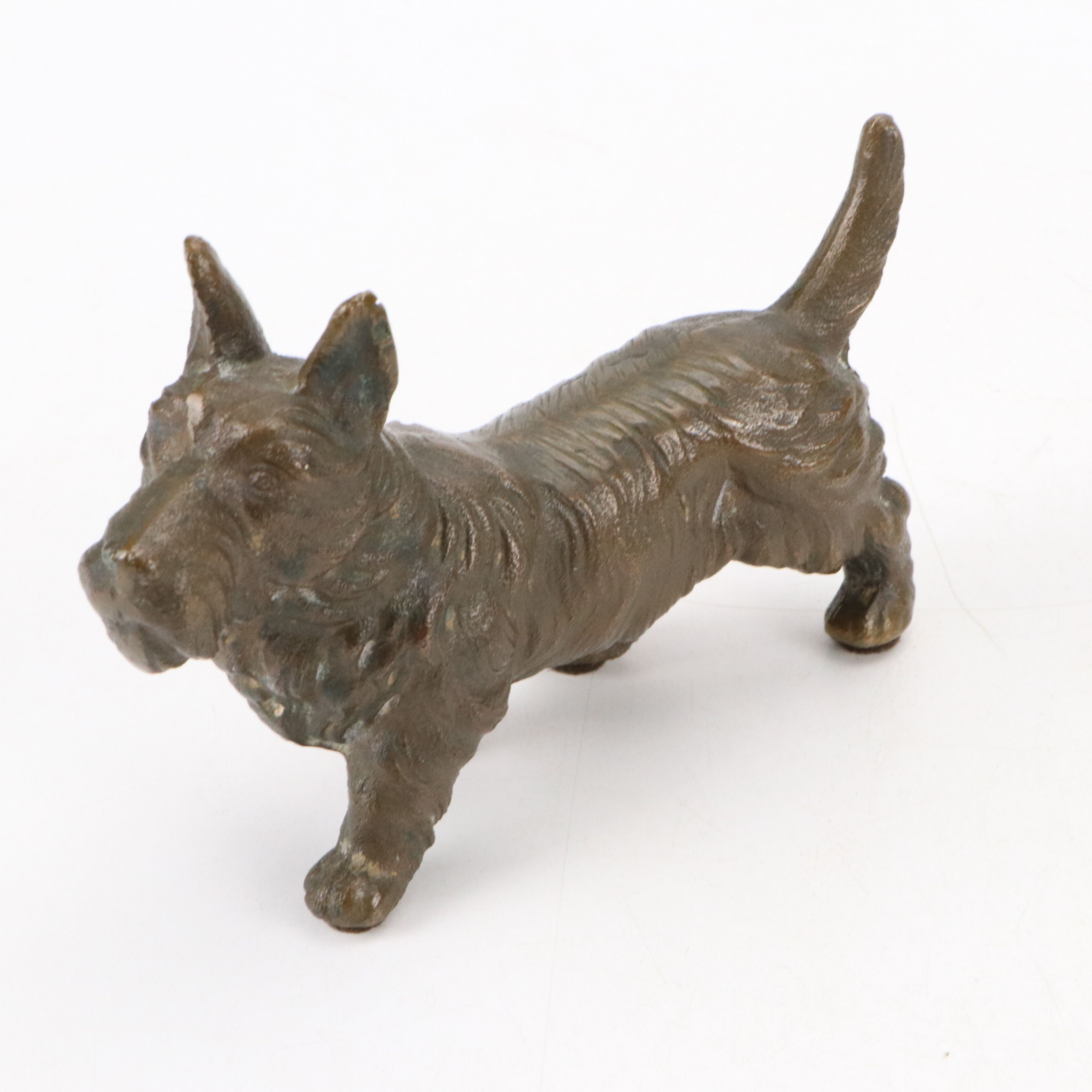 Hamilton Foundry Scottish Terrier Paperweights with Other Cast Metal Dog