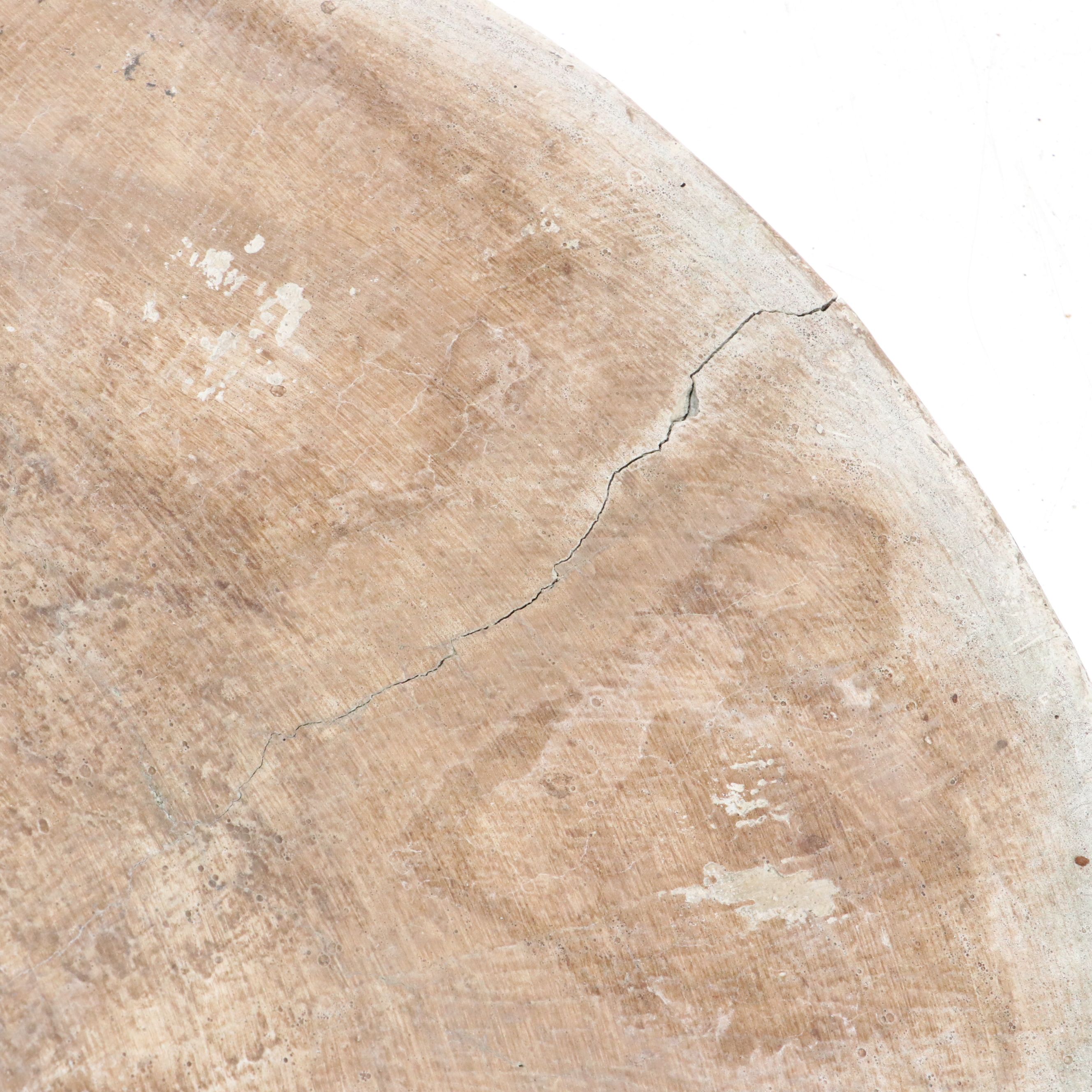 Sculptural Bird Bath with Brutalist Concrete Basin