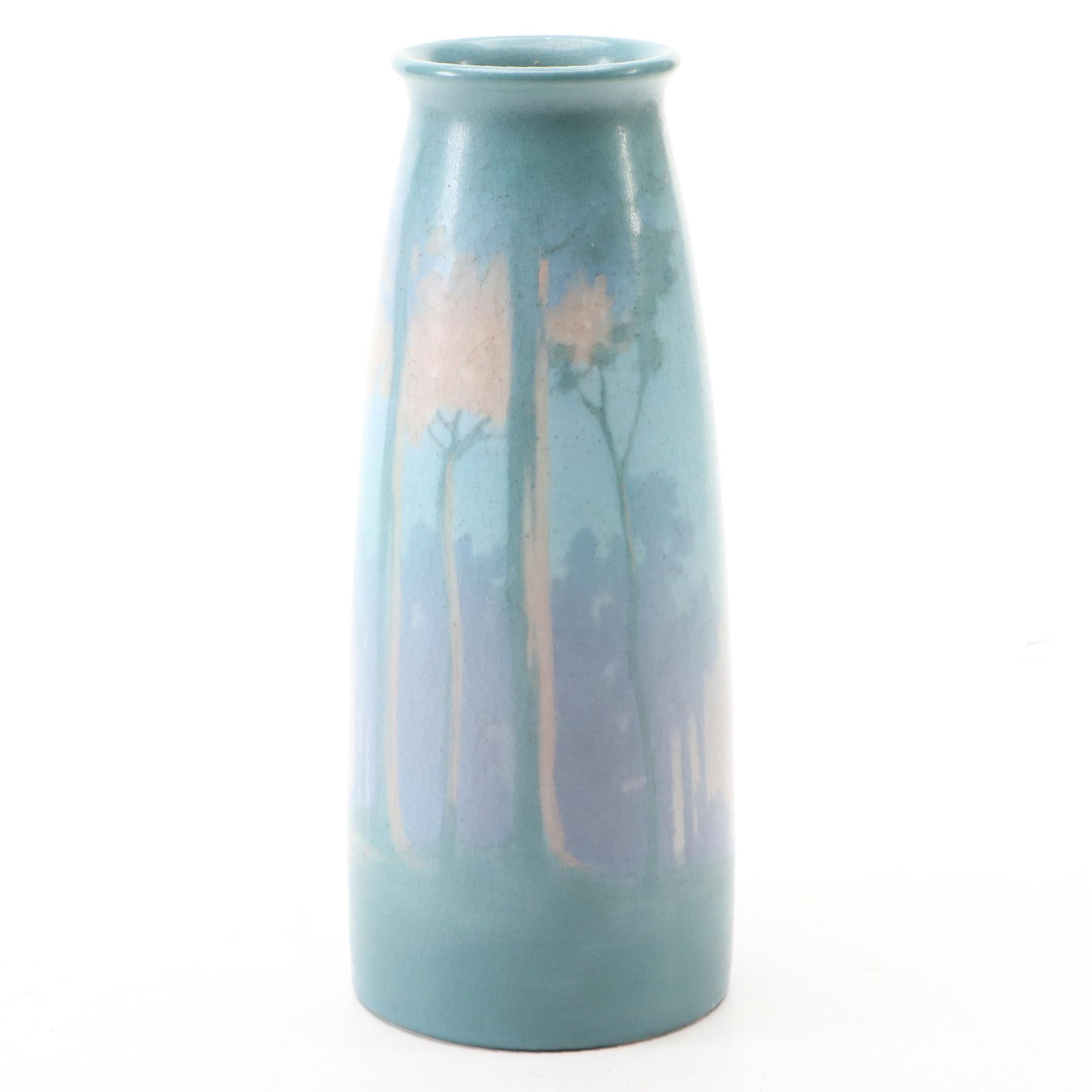 Rookwood Pottery Mary Grace Denzler Vellum Glaze Vase, 1916