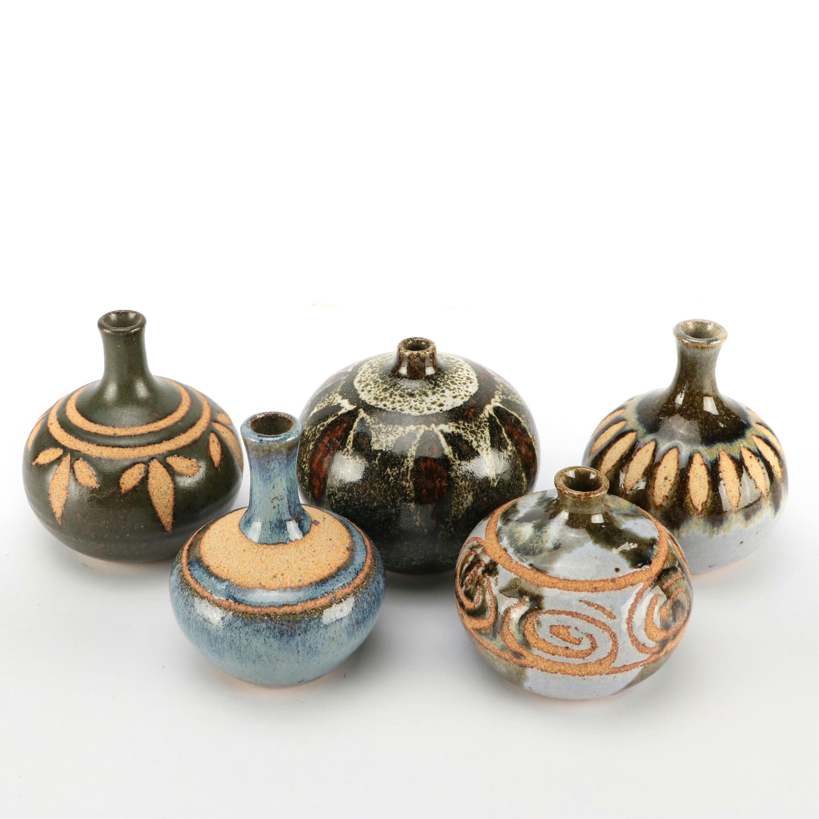 Art Pottery Bottle Vases