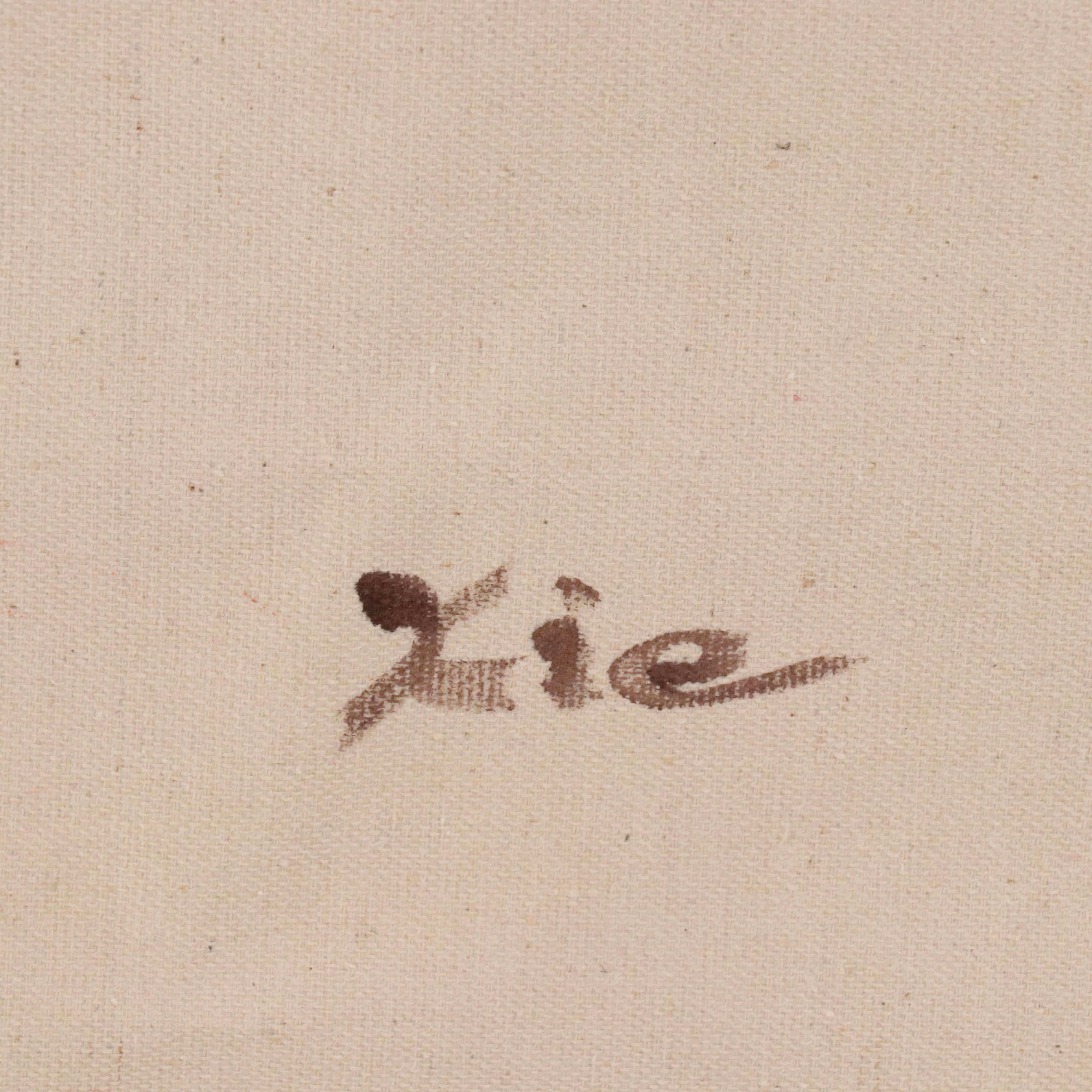 Xie Stylized Landscape Oil Painting, 21st Century