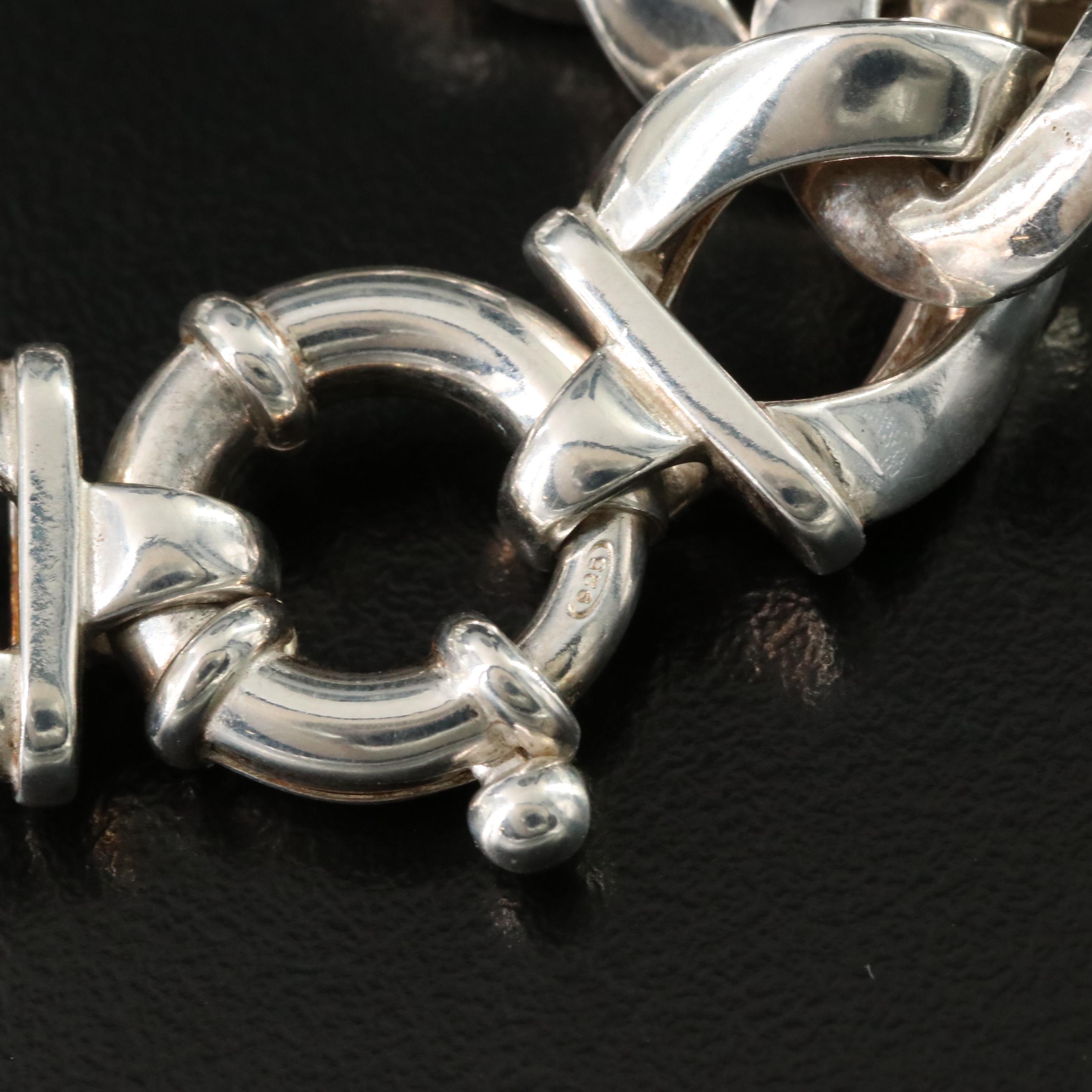 Italian Sterling Curb Chain Bracelet