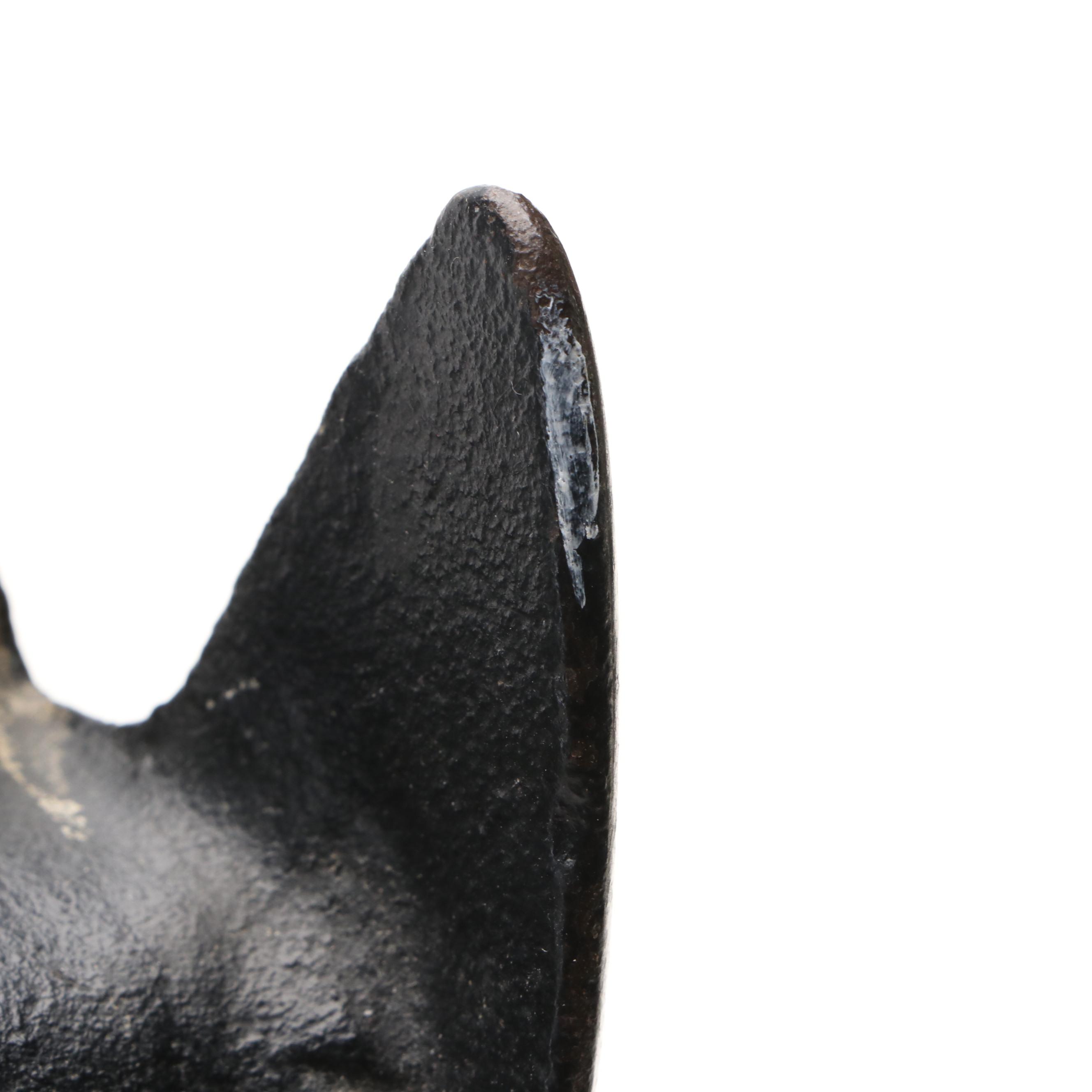 American Art Deco Style Scottie Dog Cast Iron Doorstop, Early to Mid-20th C.