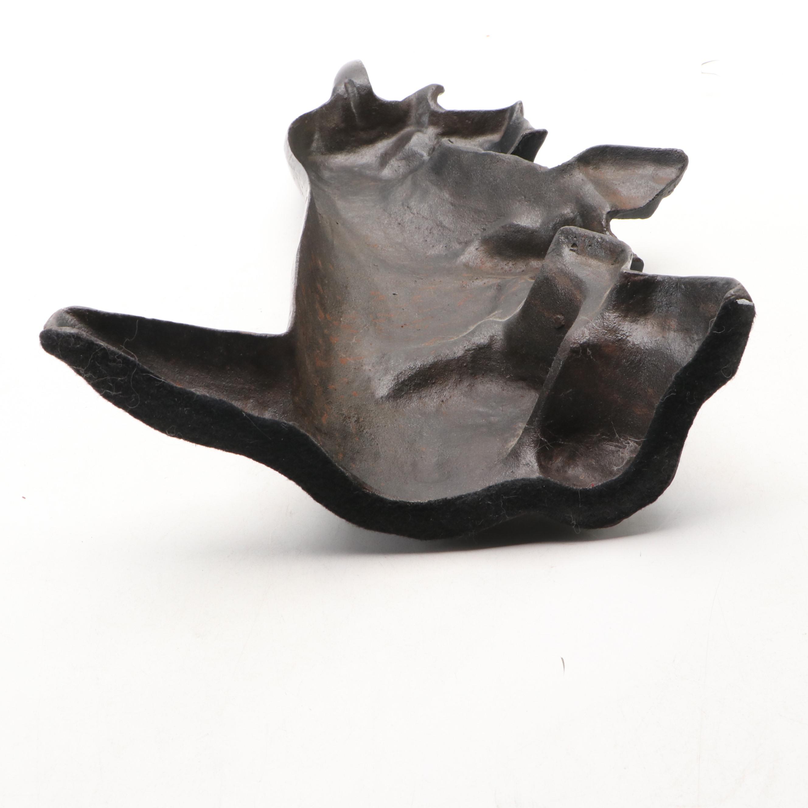 American Art Deco Style Scottie Dog Cast Iron Doorstop, Early to Mid-20th C.