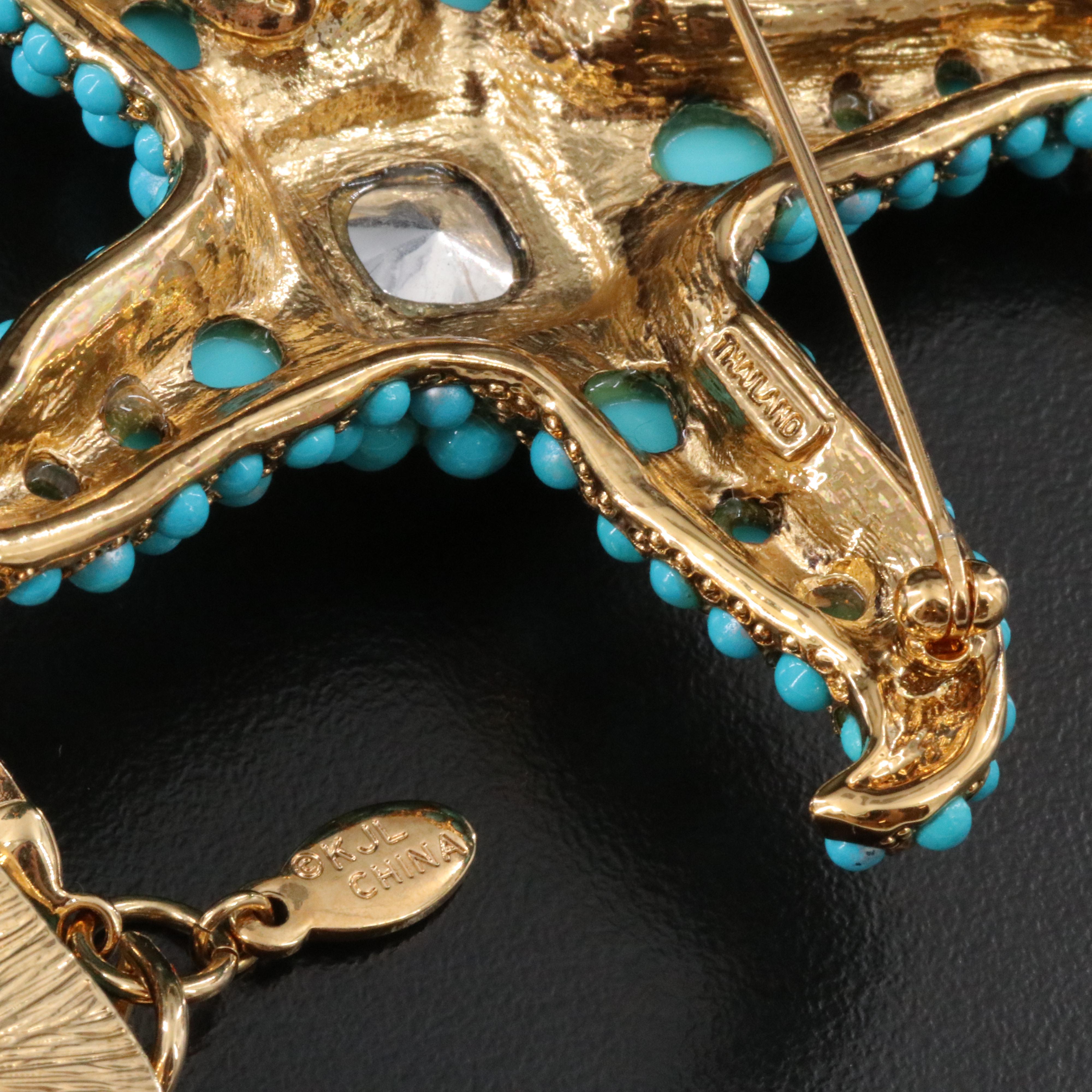 Kenneth Jay Lane Jewelry Featuring Starfish Brooch
