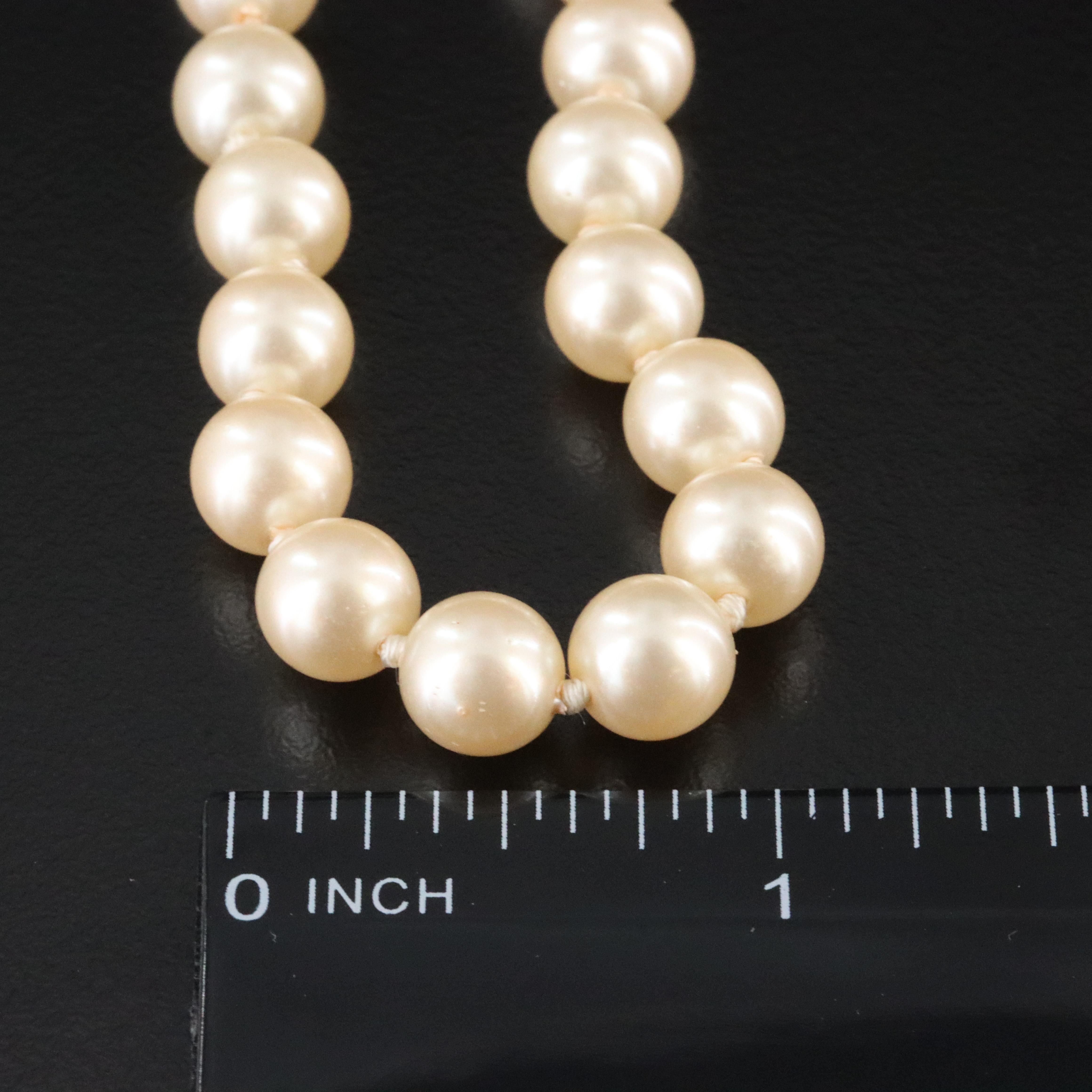 Endless Faux Pearl Necklace