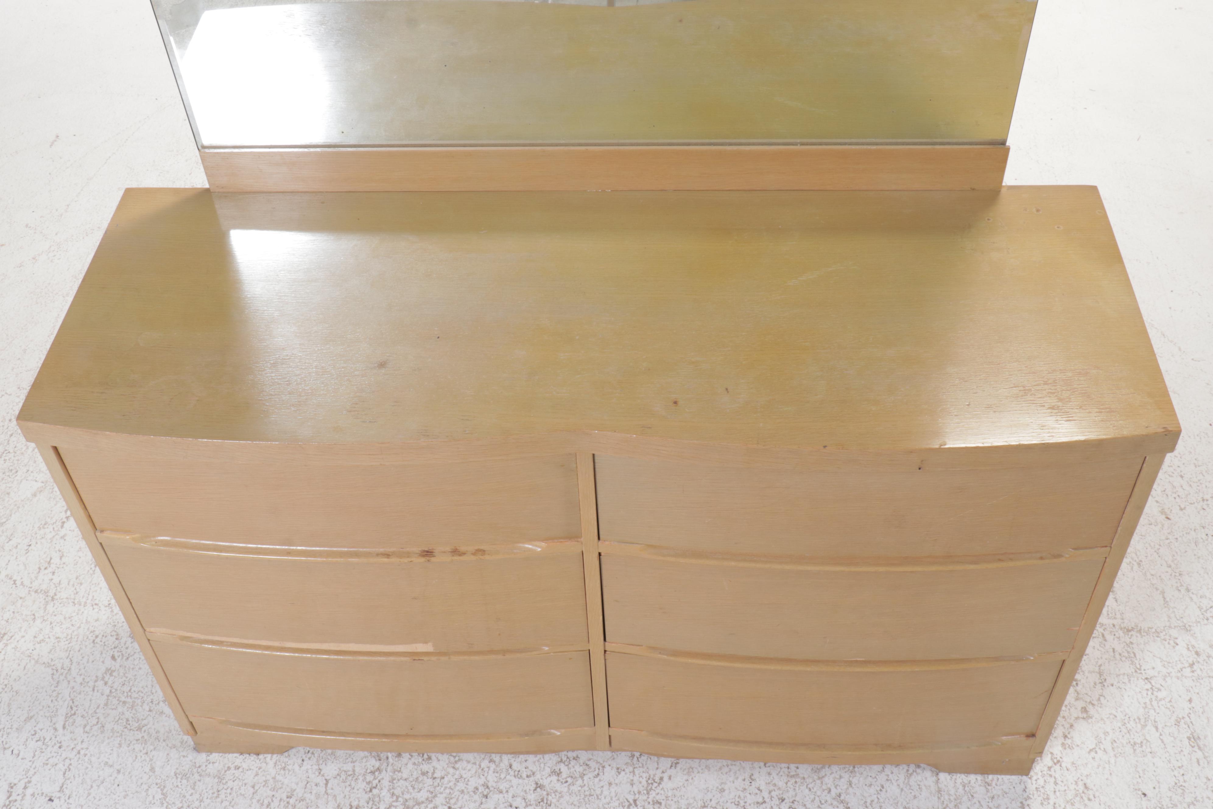 Mid Century Modern Oak Dresser