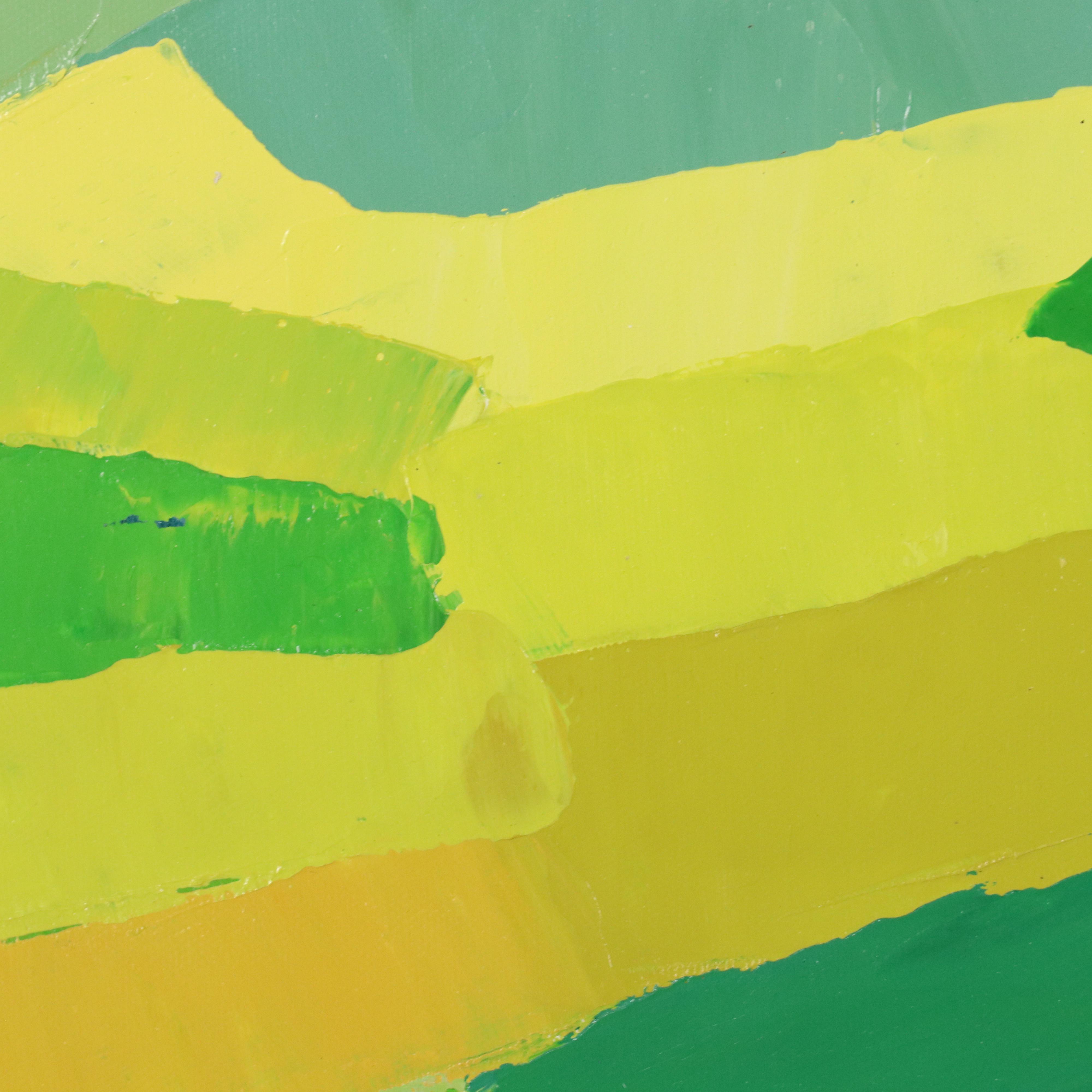 Zheng Stylized Landscape Oil Painting, 21st Century