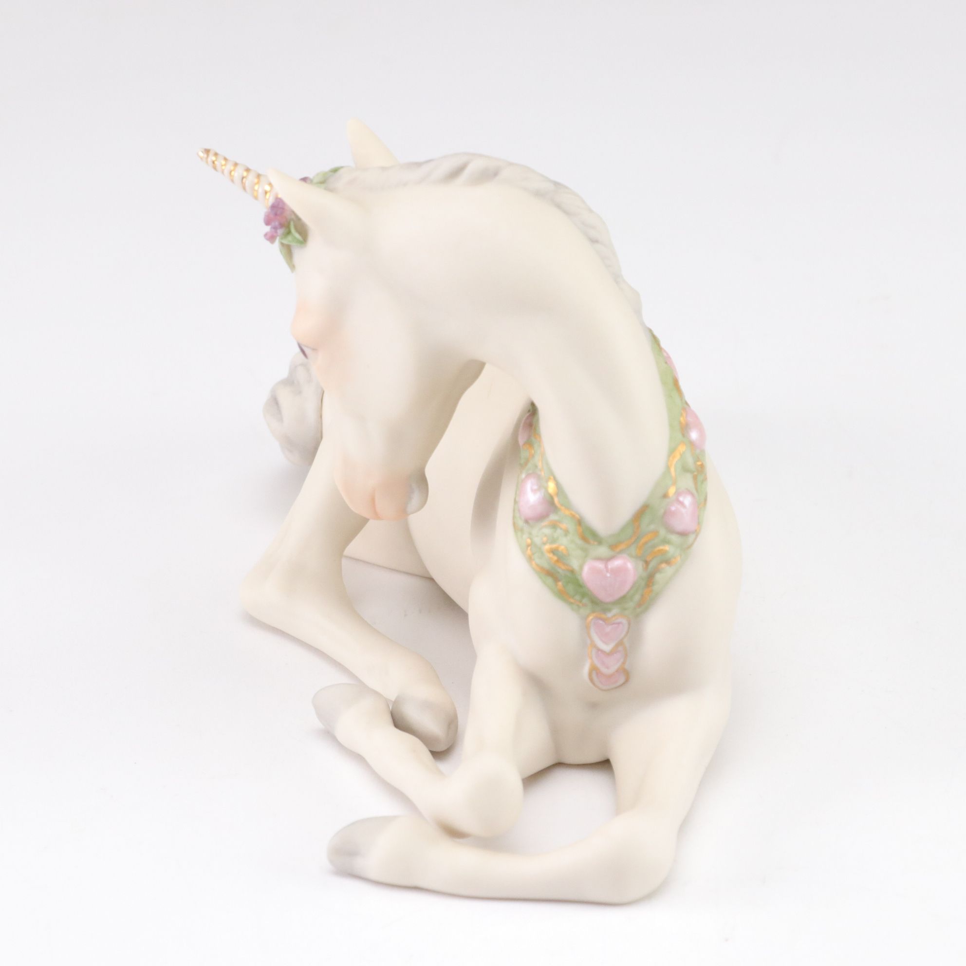 Cybis "Sir Bailey" and "Lord Bentley" Porcelain Unicorn Figurines