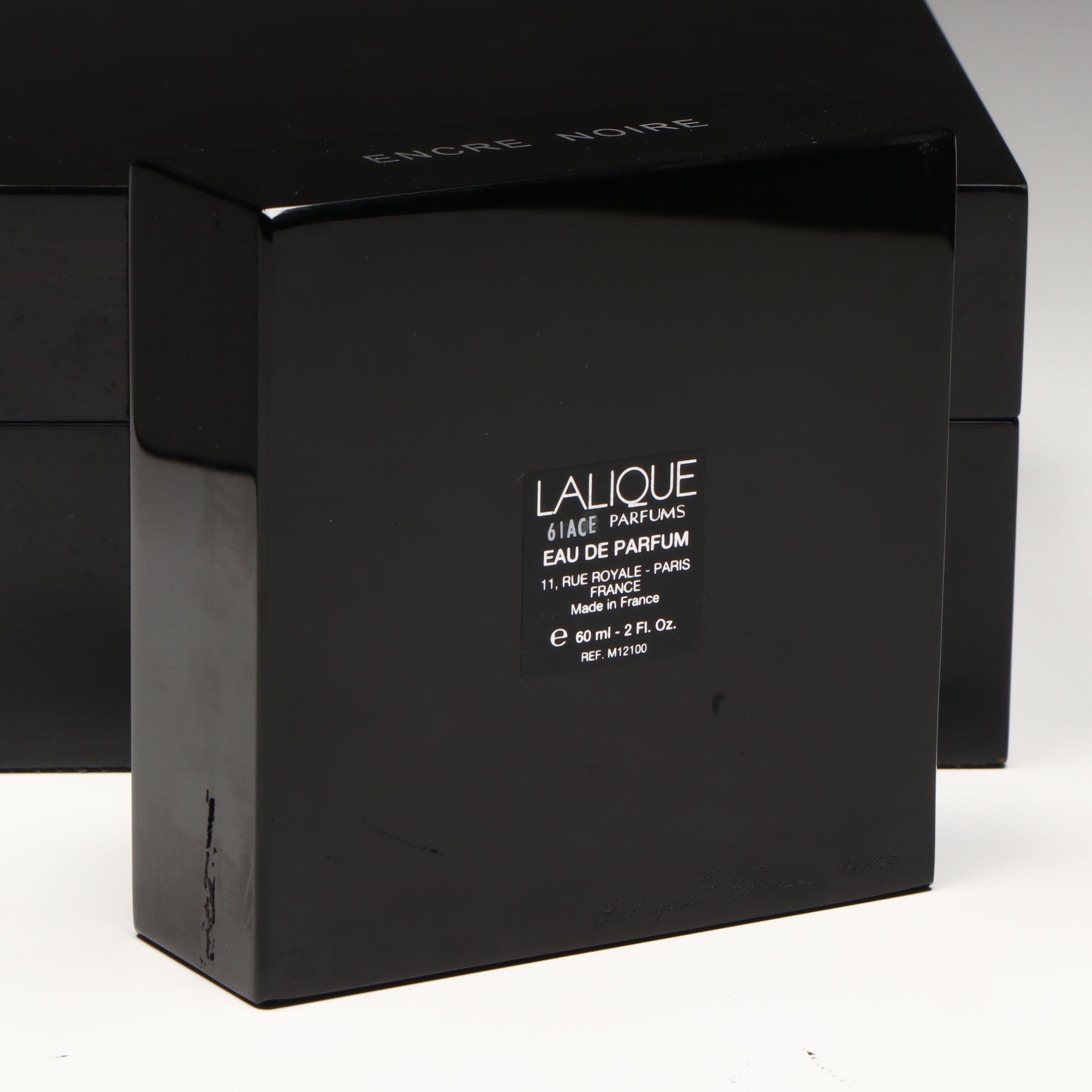 Lalique "Encre Noire" Eau de Parfum pour Homme Perfume Bottle