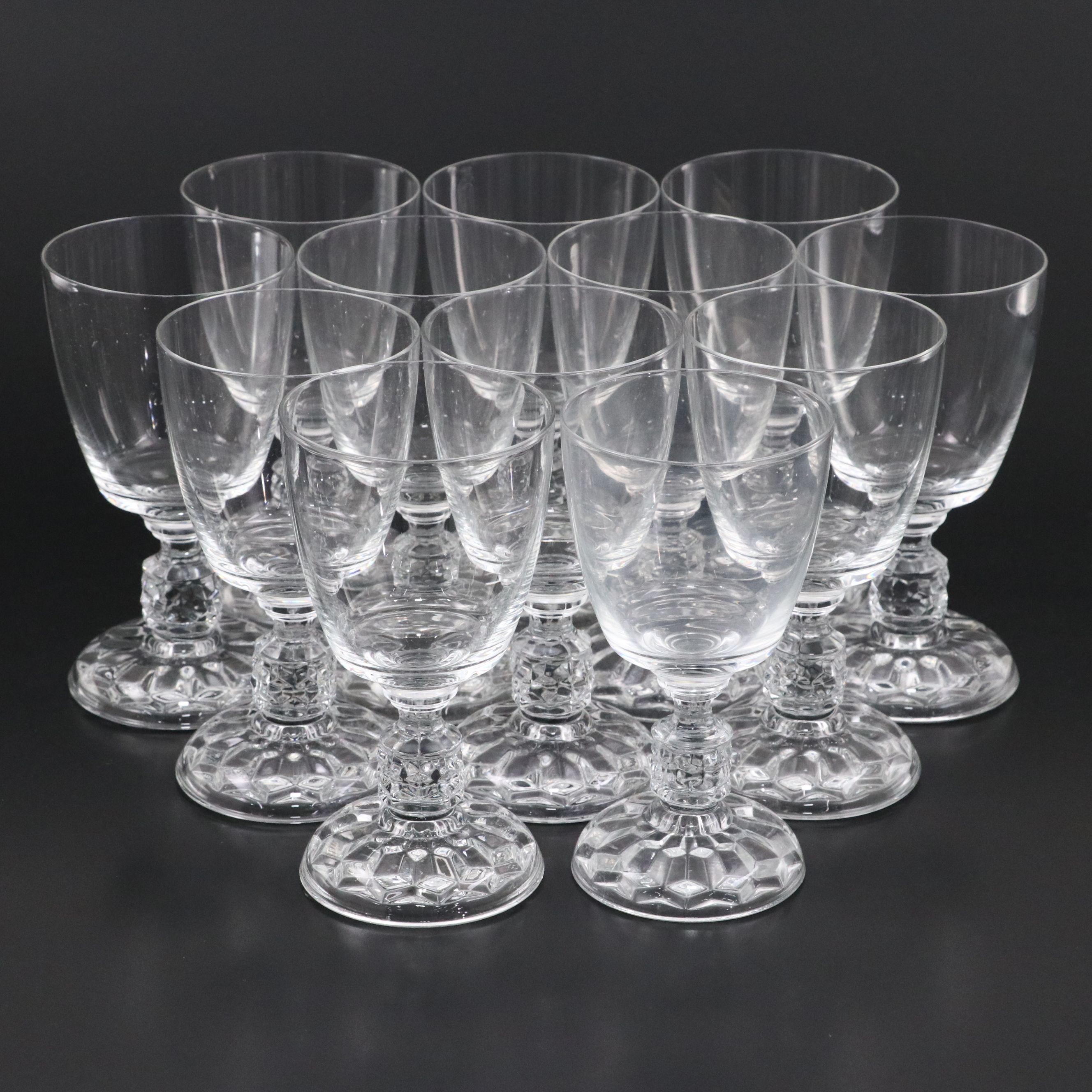Fostoria "American Lady"  Water Goblets, 1934-1971