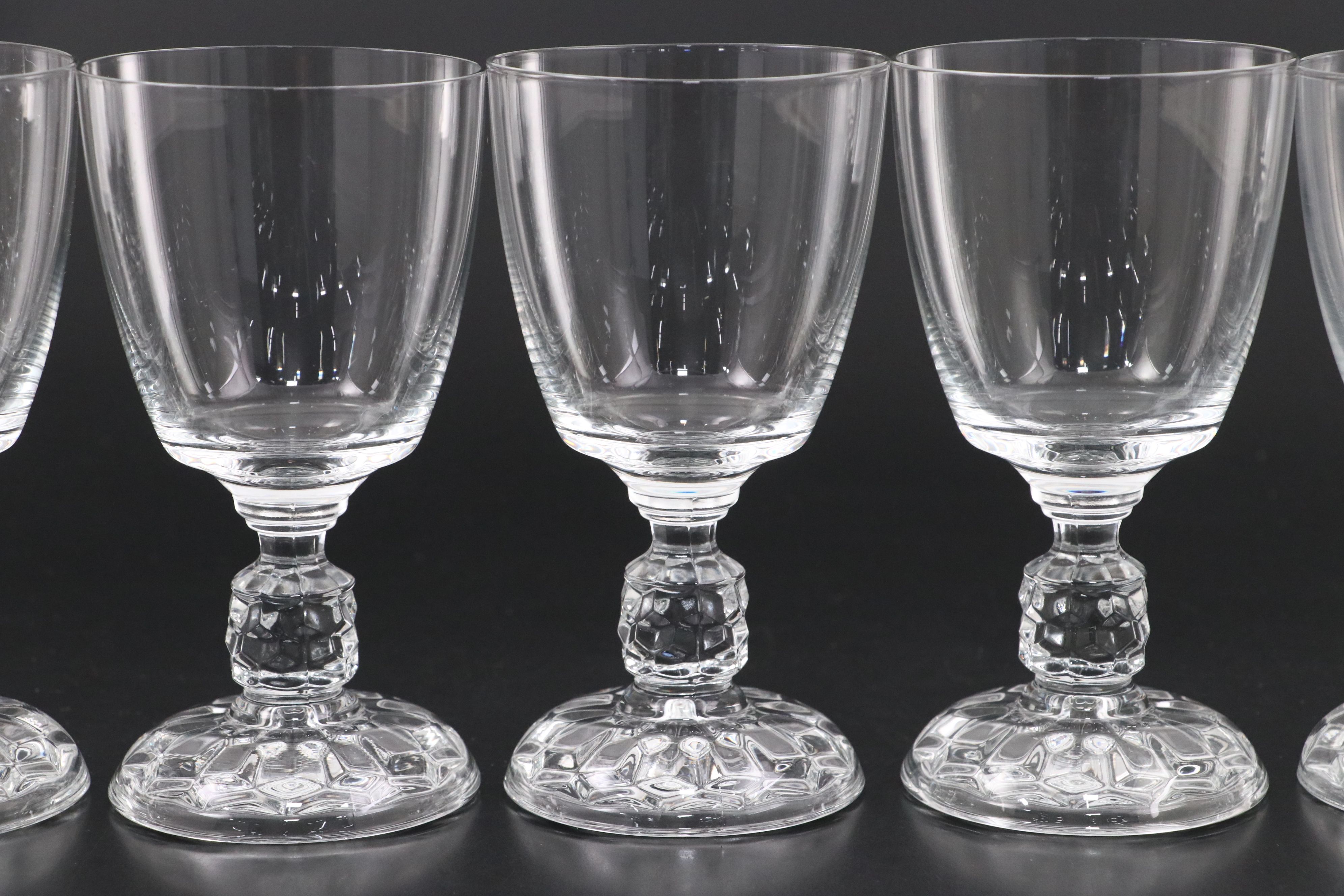 Fostoria "American Lady"  Water Goblets, 1934-1971