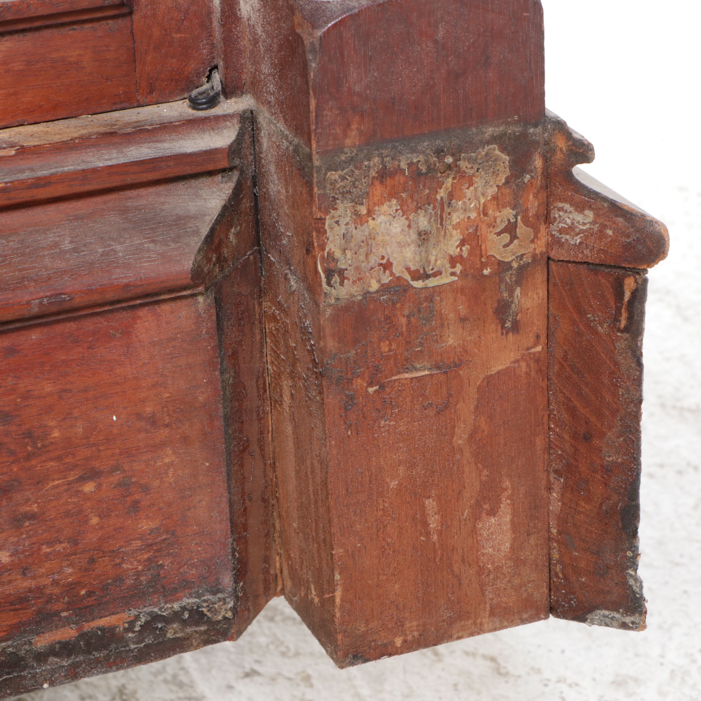 Victorian Aesthetic Movement Style Carved Wood Cabinet, Late 19th Century