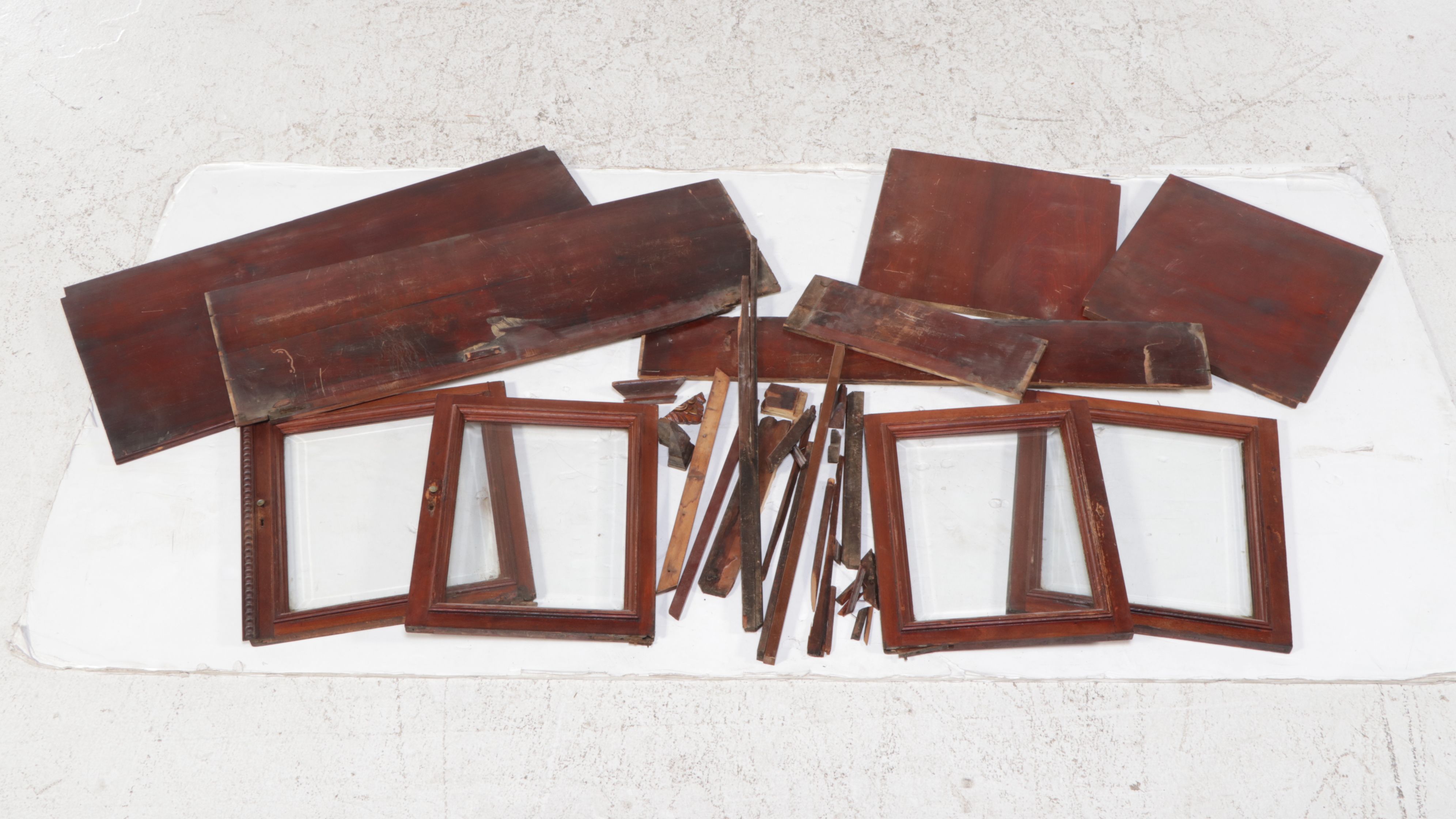 Victorian Aesthetic Movement Style Carved Wood Cabinet, Late 19th Century