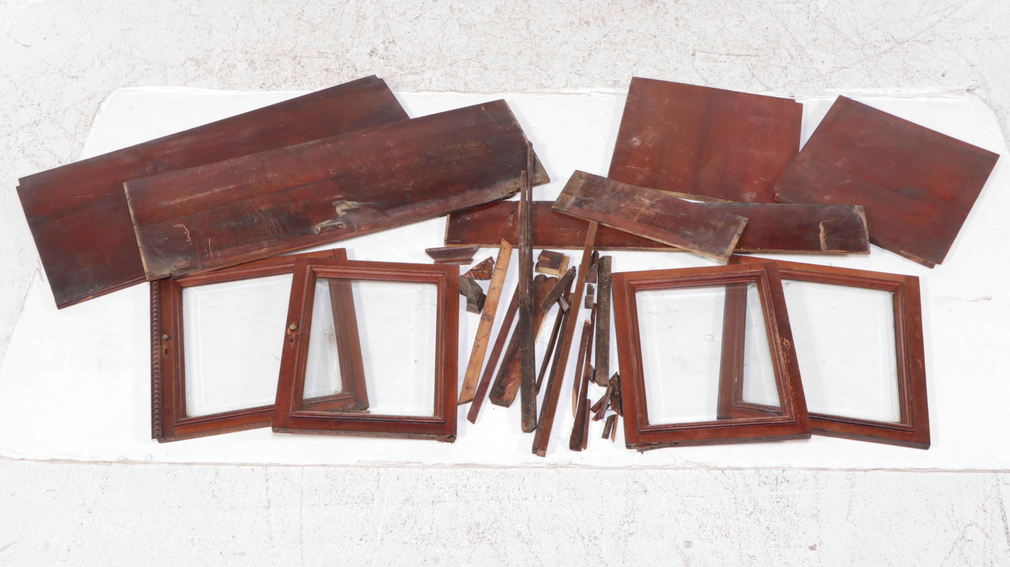 Victorian Aesthetic Movement Style Carved Wood Cabinet, Late 19th Century