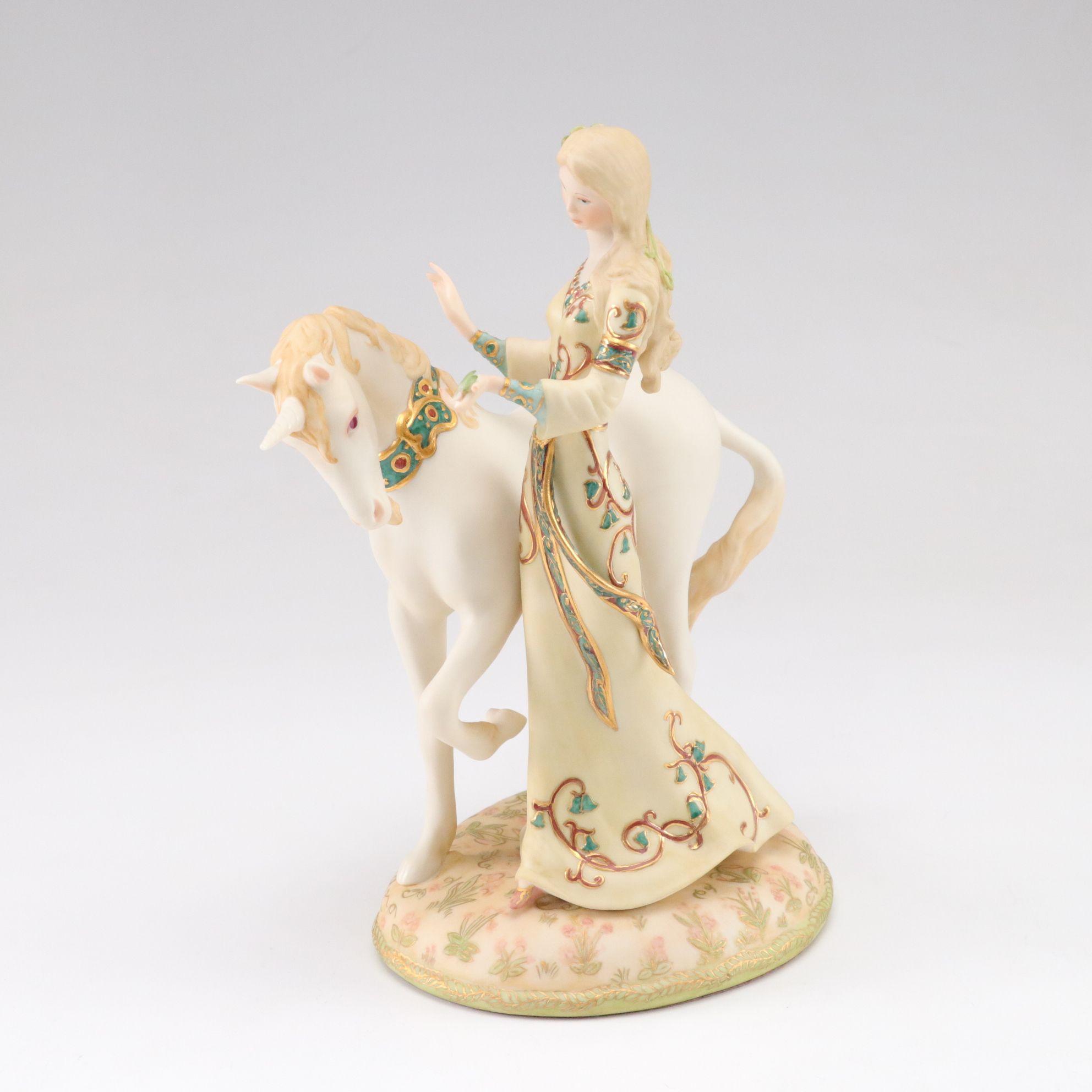 Cybis "The Lady and The Unicorn" Porcelain Figurines