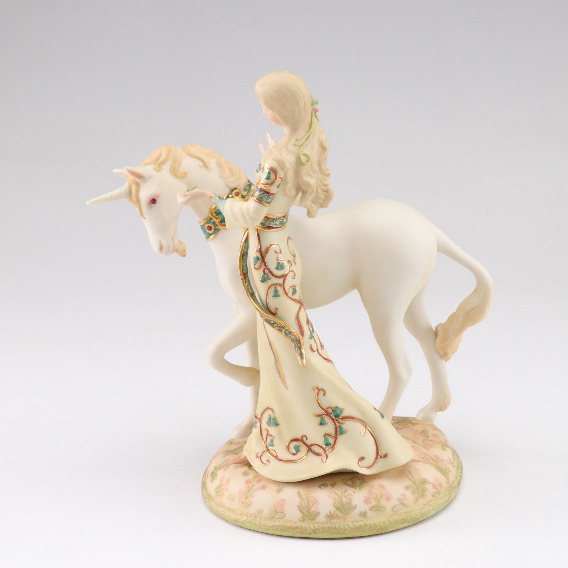 Cybis "The Lady and The Unicorn" Porcelain Figurines