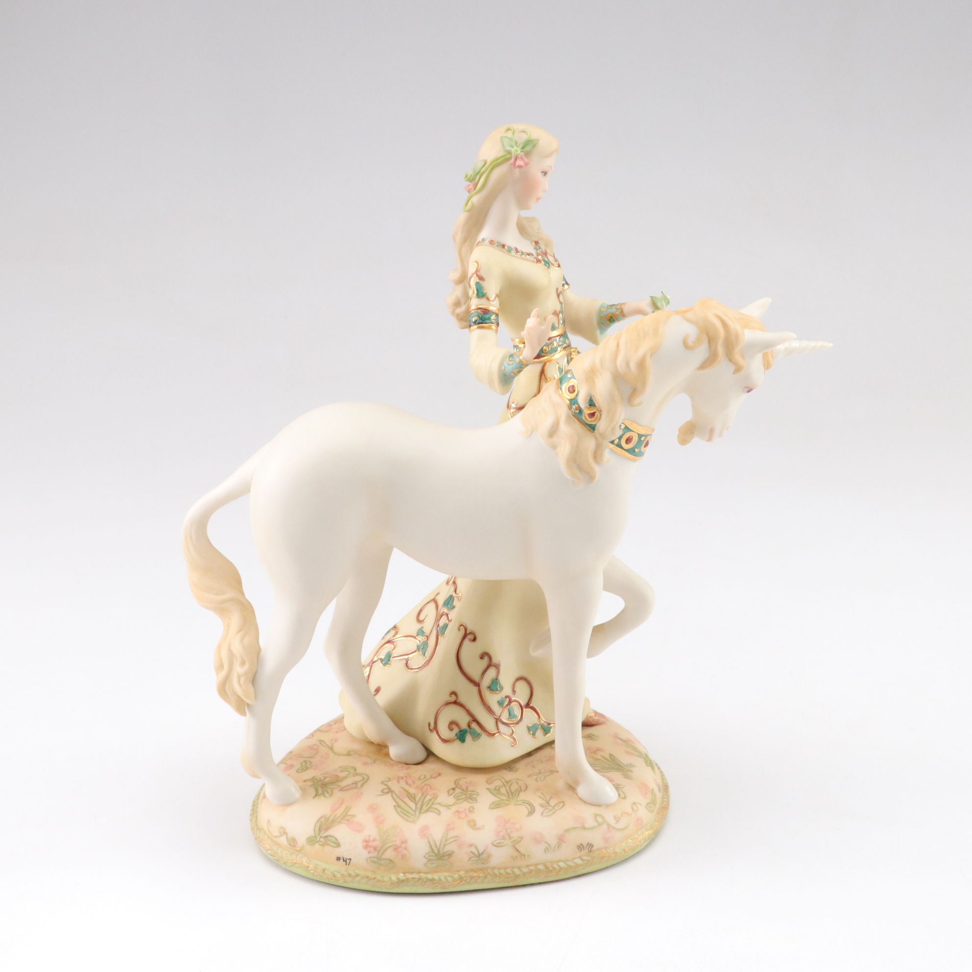 Cybis "The Lady and The Unicorn" Porcelain Figurines