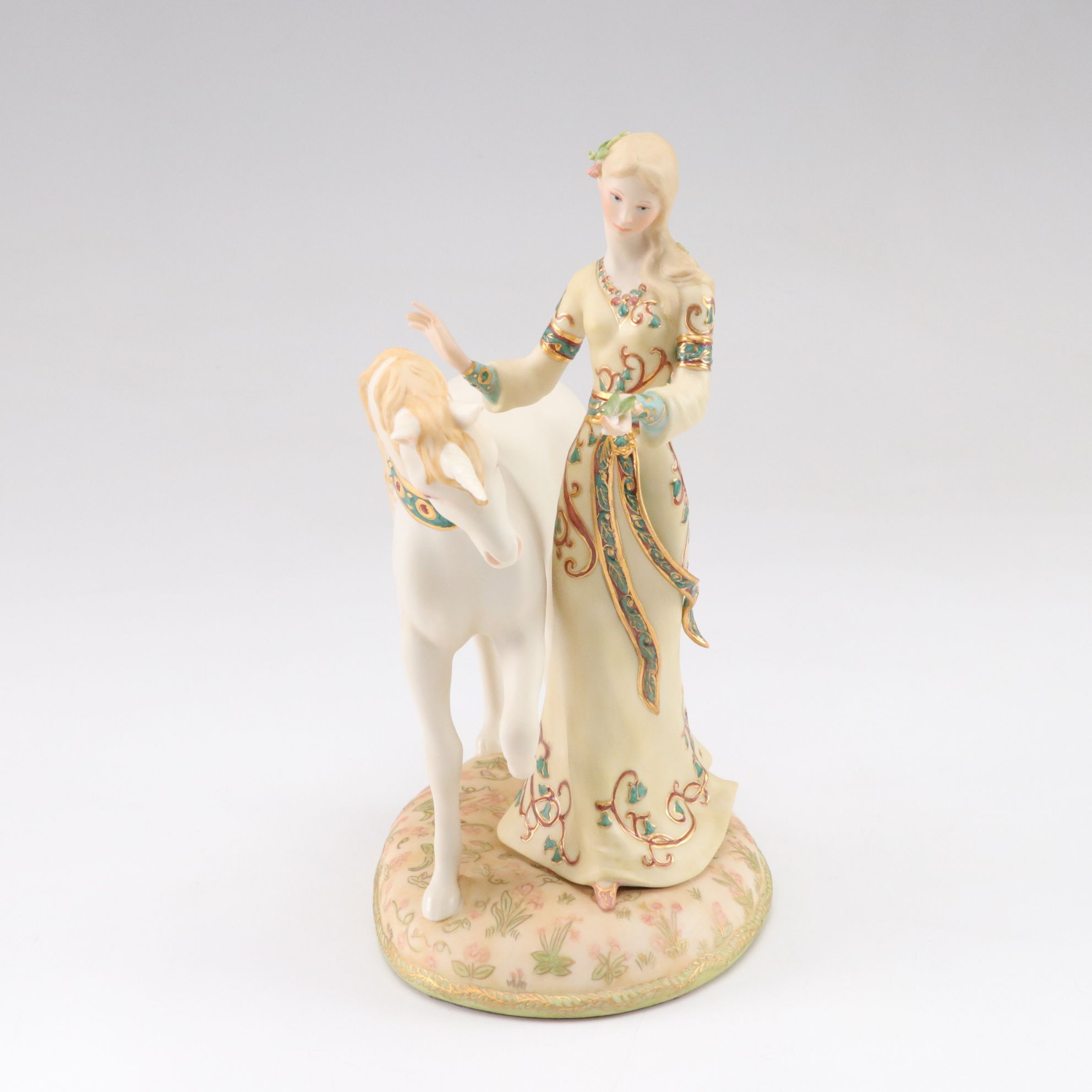 Cybis "The Lady and The Unicorn" Porcelain Figurines