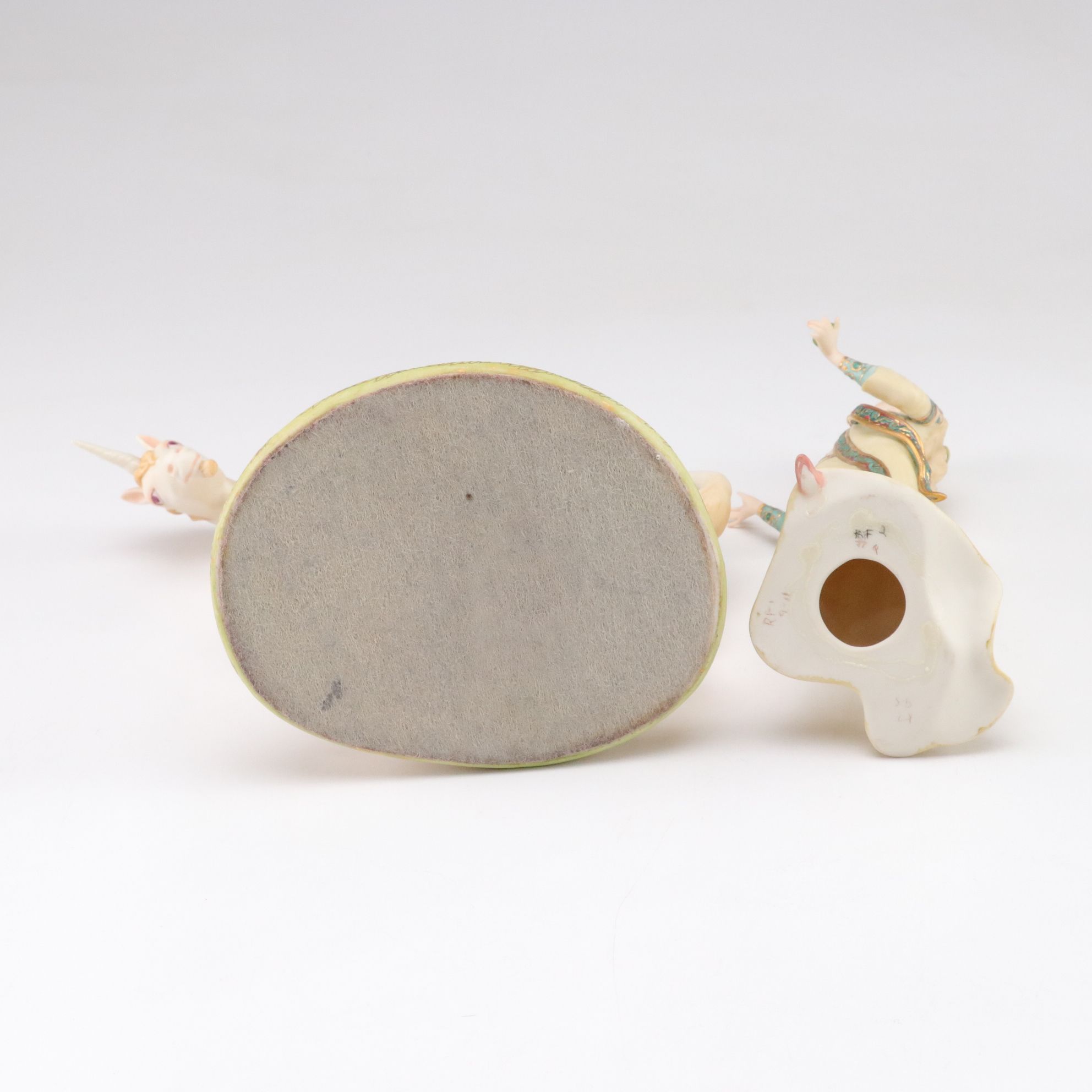 Cybis "The Lady and The Unicorn" Porcelain Figurines