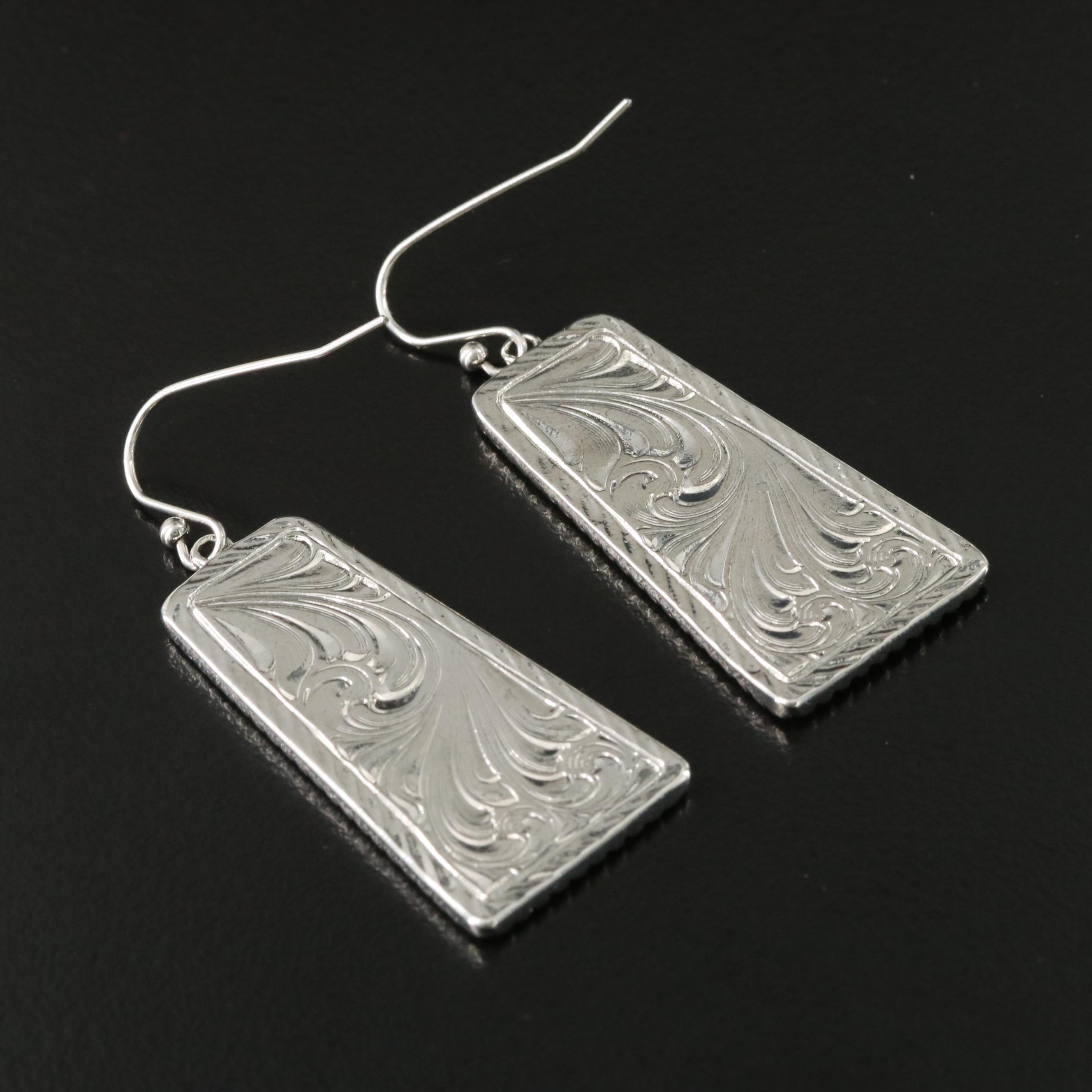 Western Style Inlay Earrings