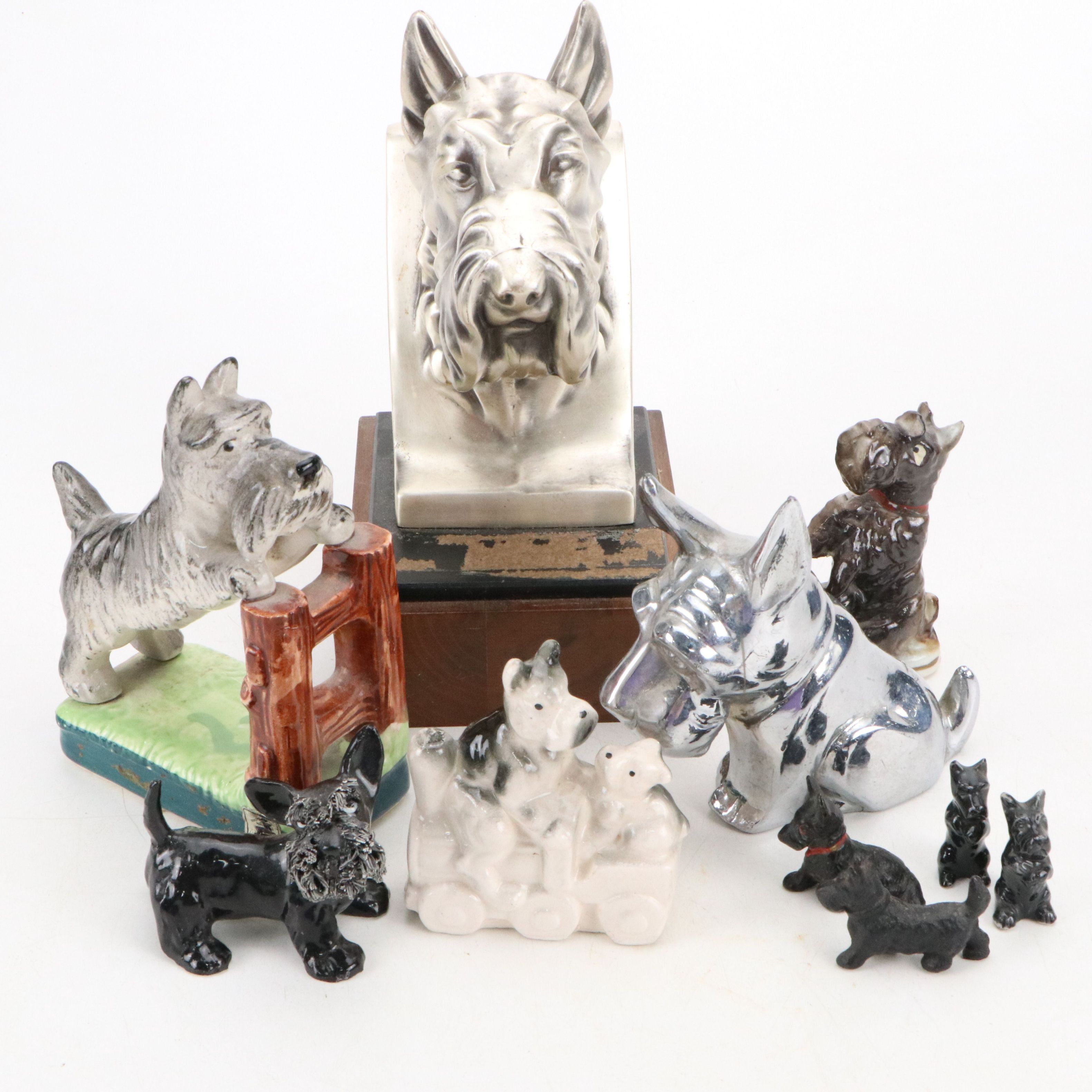 Grizelle Scottish Terrier Ceramic Figure and More