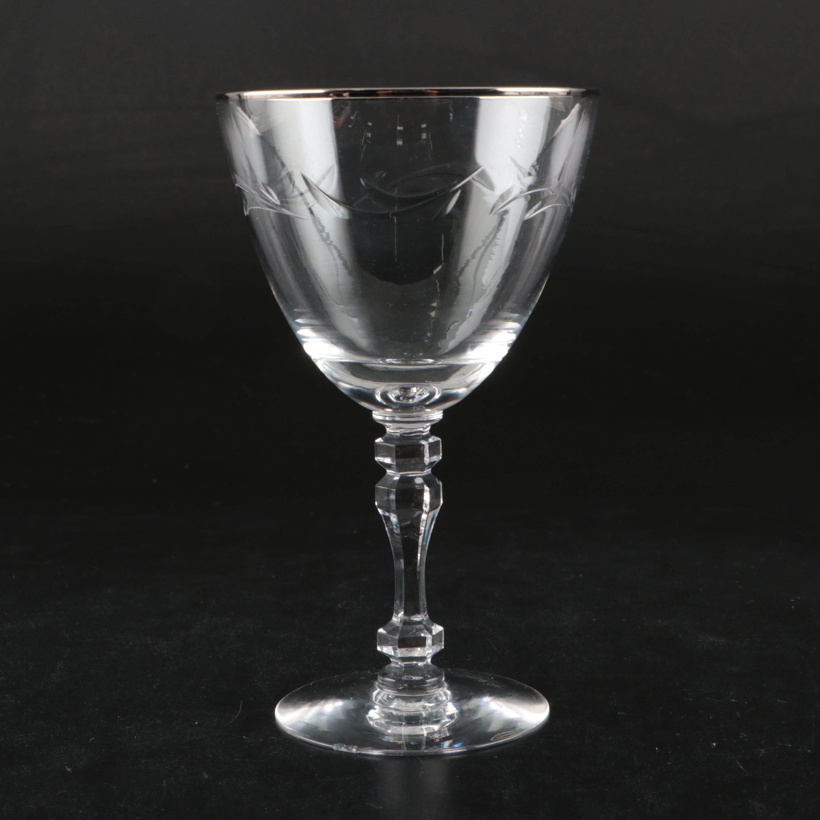 Tiffin "Lyndley" Crystal Stemware, 1960s