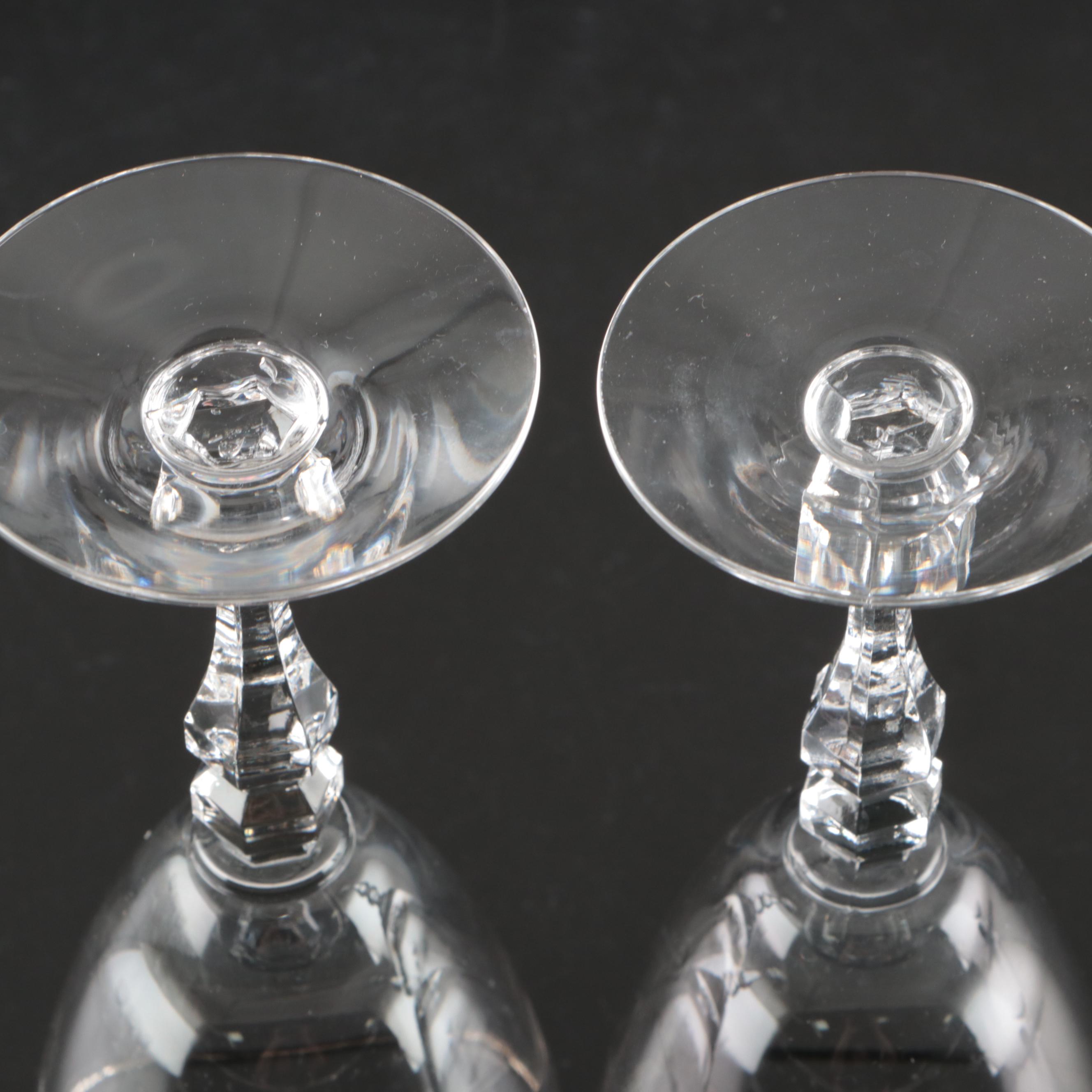 Tiffin "Lyndley" Crystal Stemware, 1960s