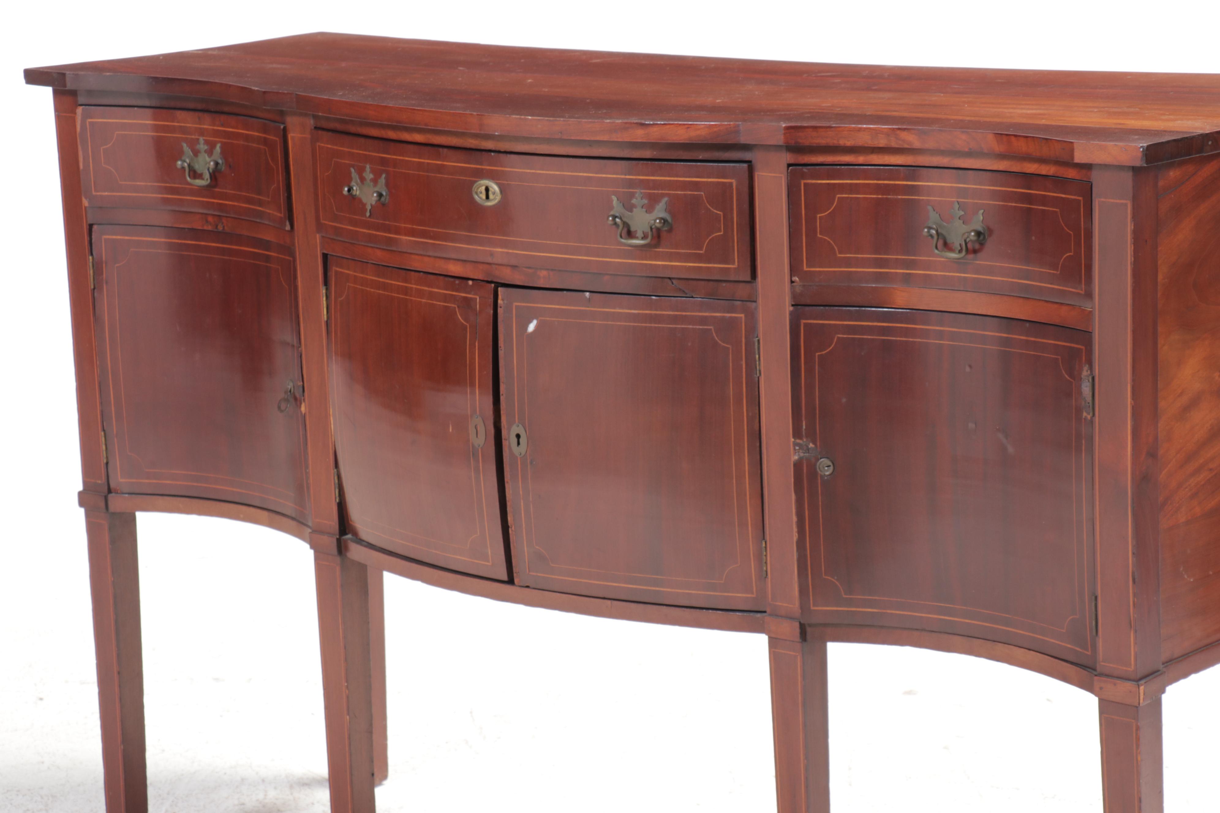 Hepplewhite Style Mahogany Buffet