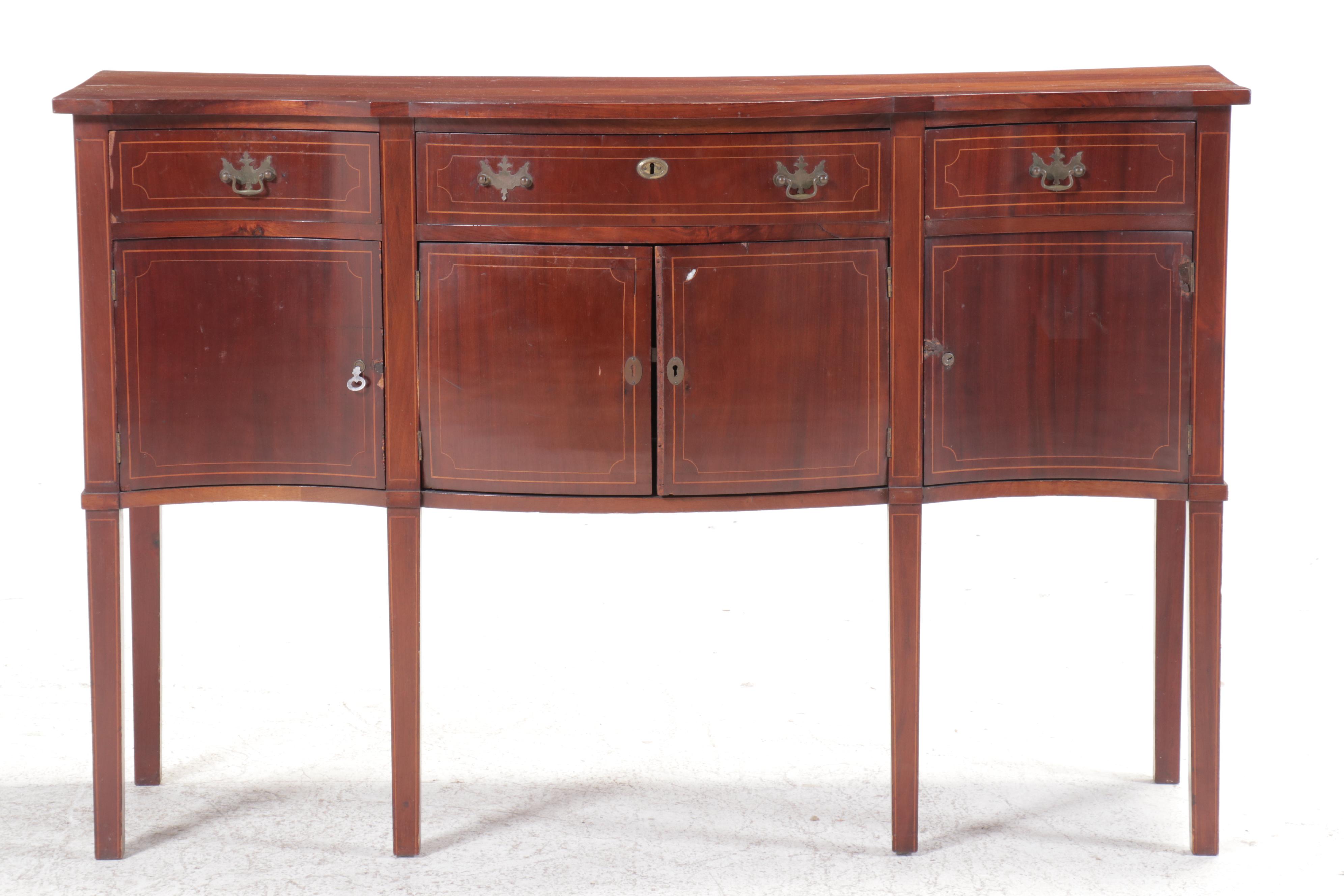 Hepplewhite Style Mahogany Buffet